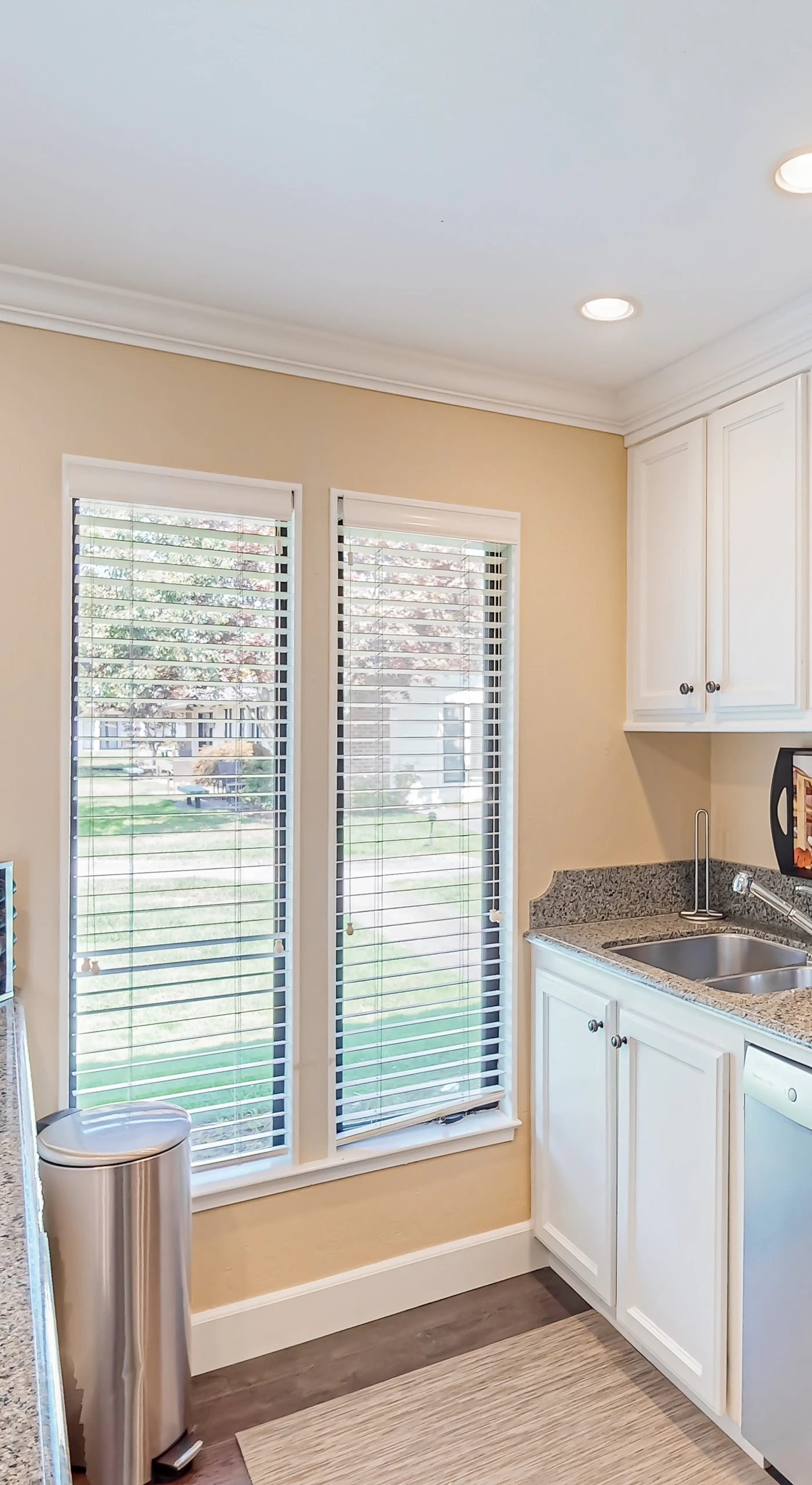 Prep your wine country charcuterie on granite countertops in this fully equipped kitchen with stainless appliances and a coffee station ready to fuel your day