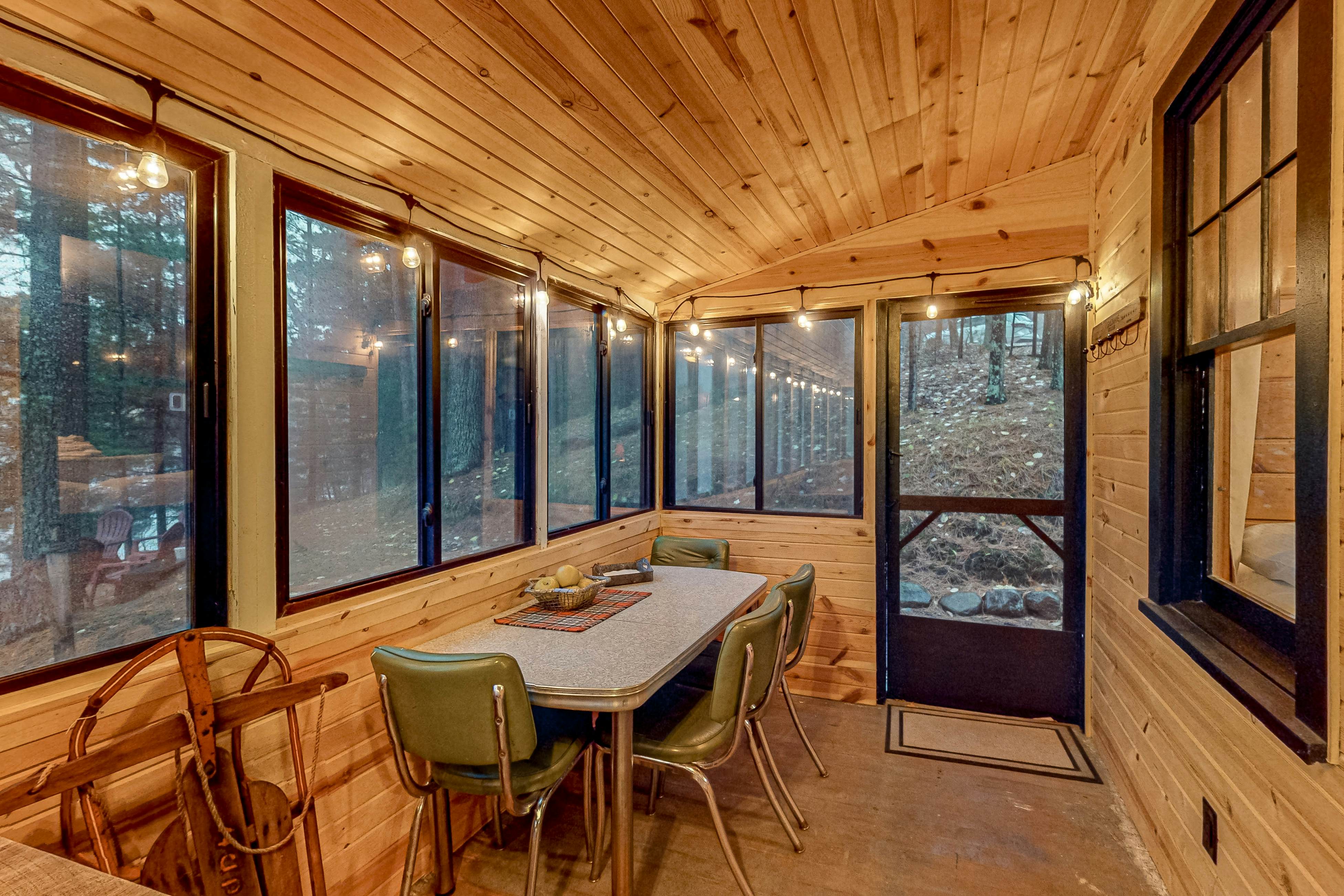 Little Red Lakeside Cabin
