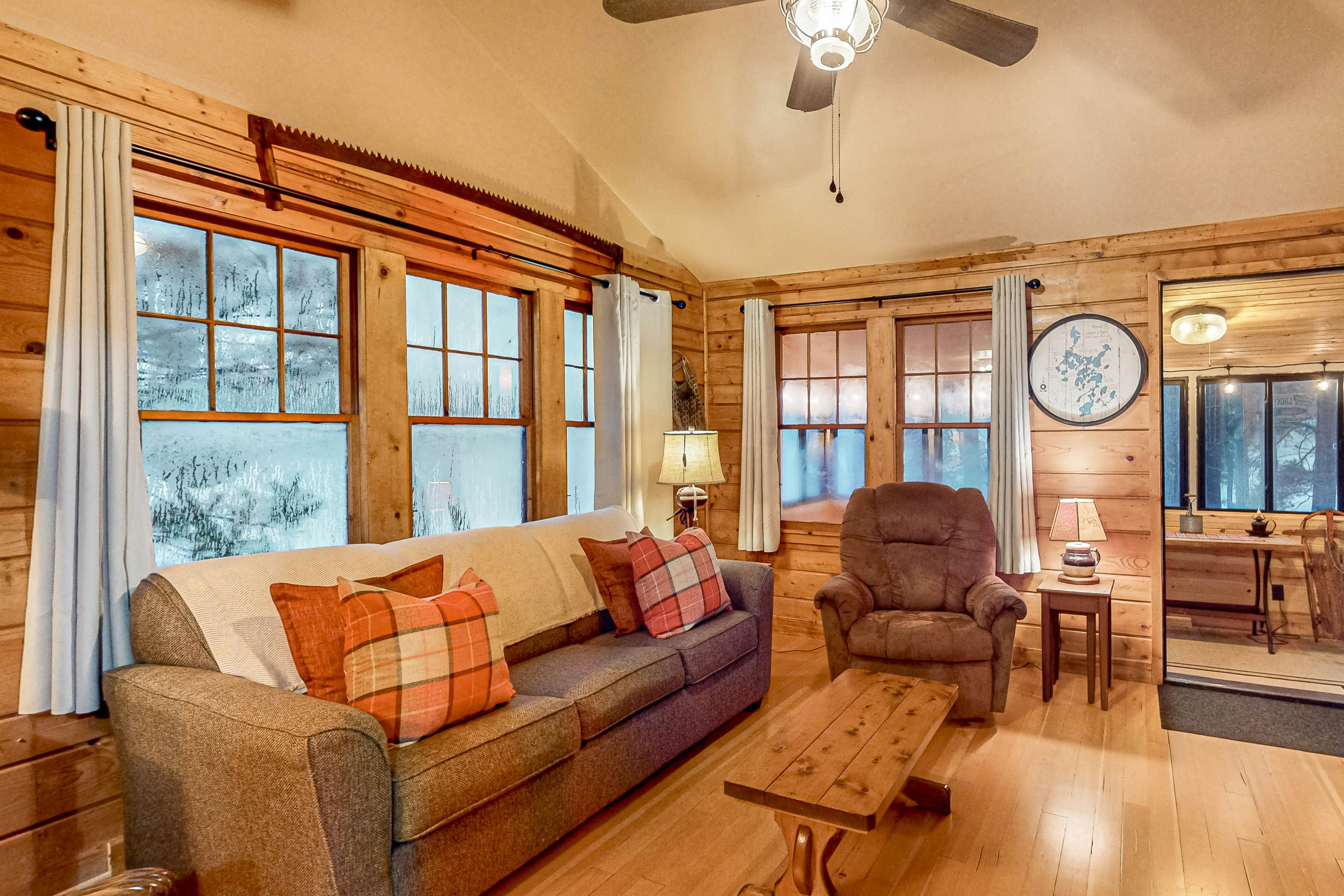 Little Red Lakeside Cabin