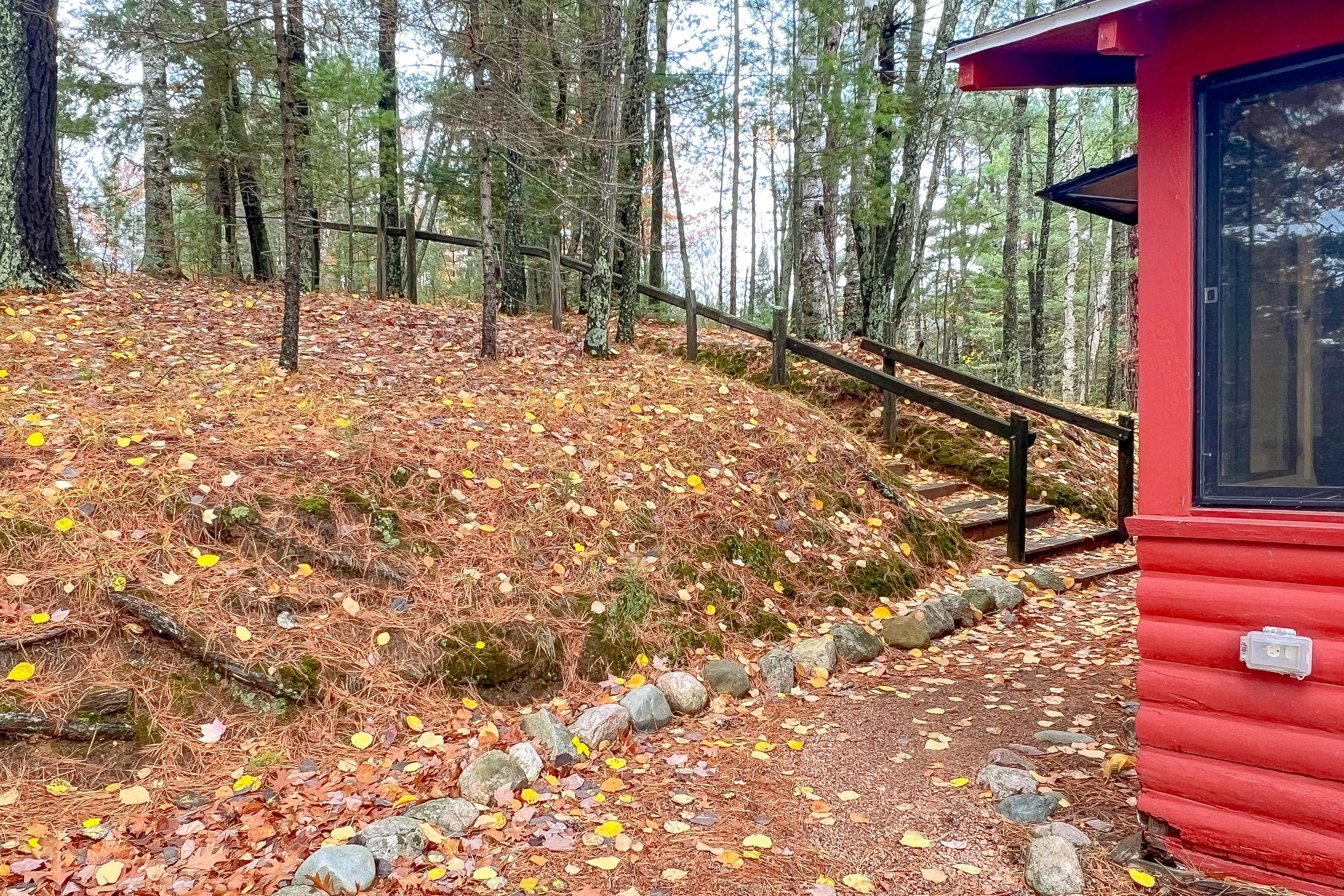 Little Red Lakeside Cabin