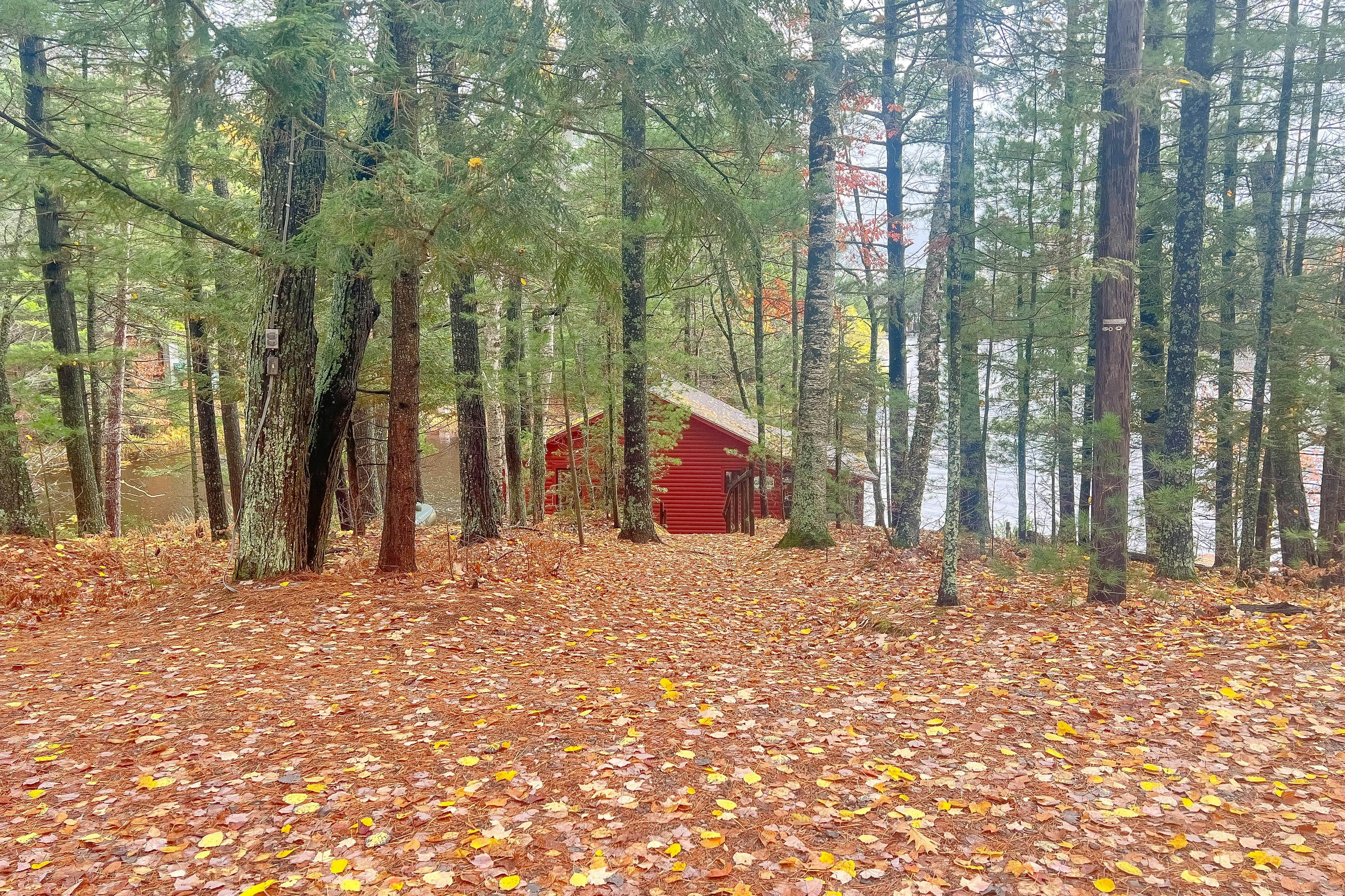Little Red Lakeside Cabin