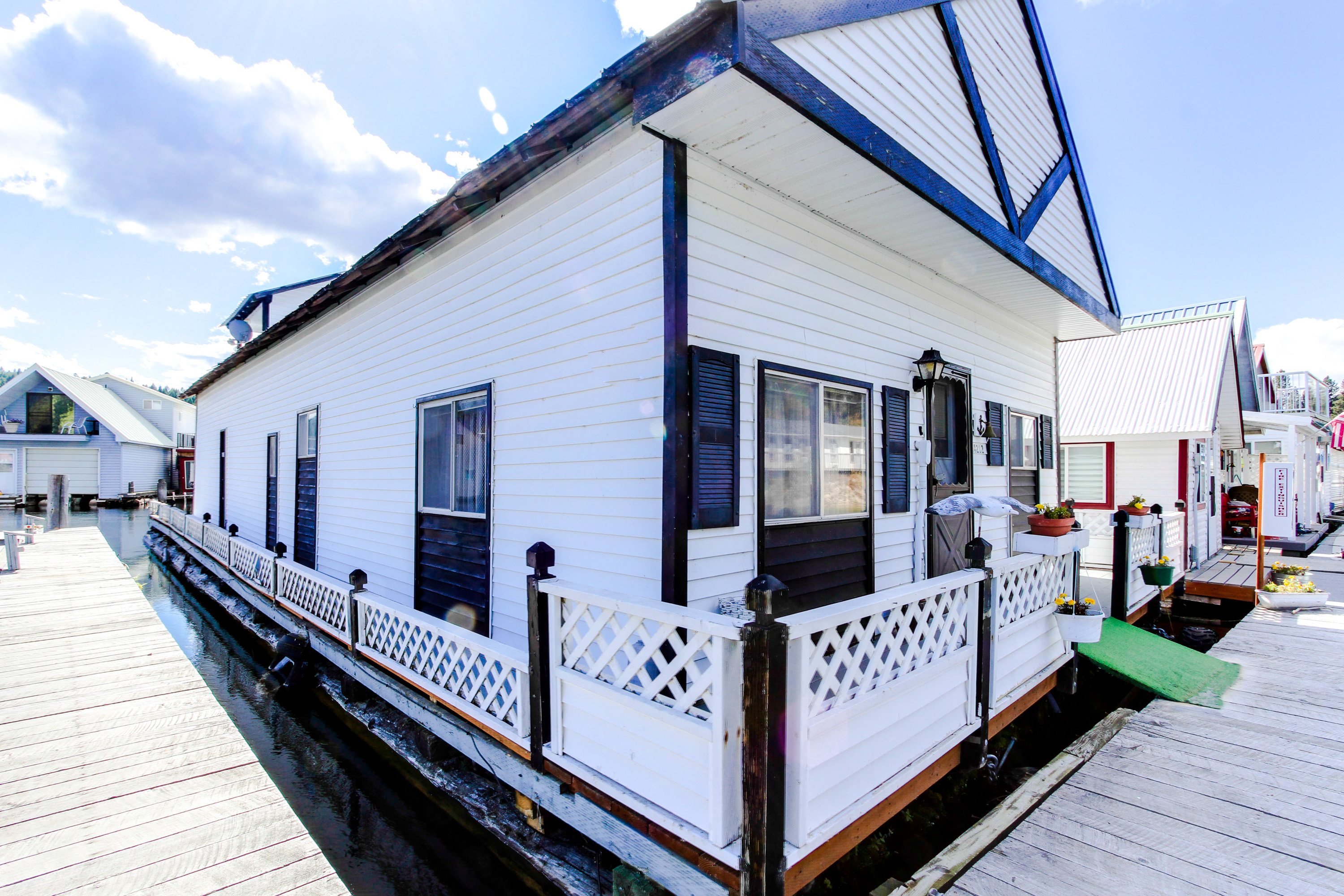 Scenic Bay Float Home Hideaway 2 BD Bayview, ID Vacation Rental Vacasa