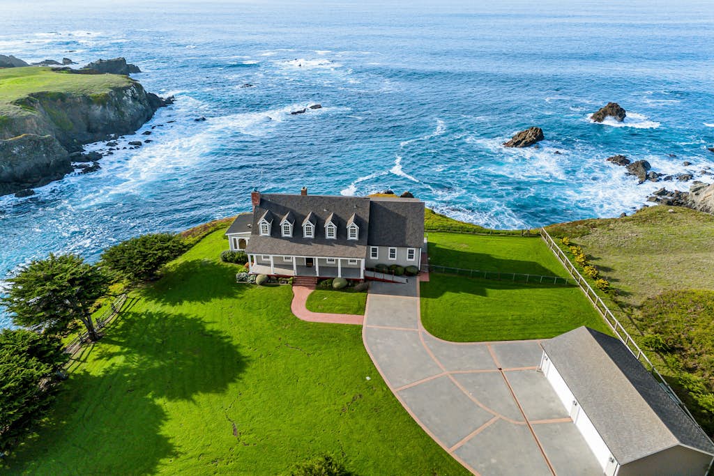 Oceantfront Estate with Luxury Kitchen & Game Room — Caspar, CA — vacation rental