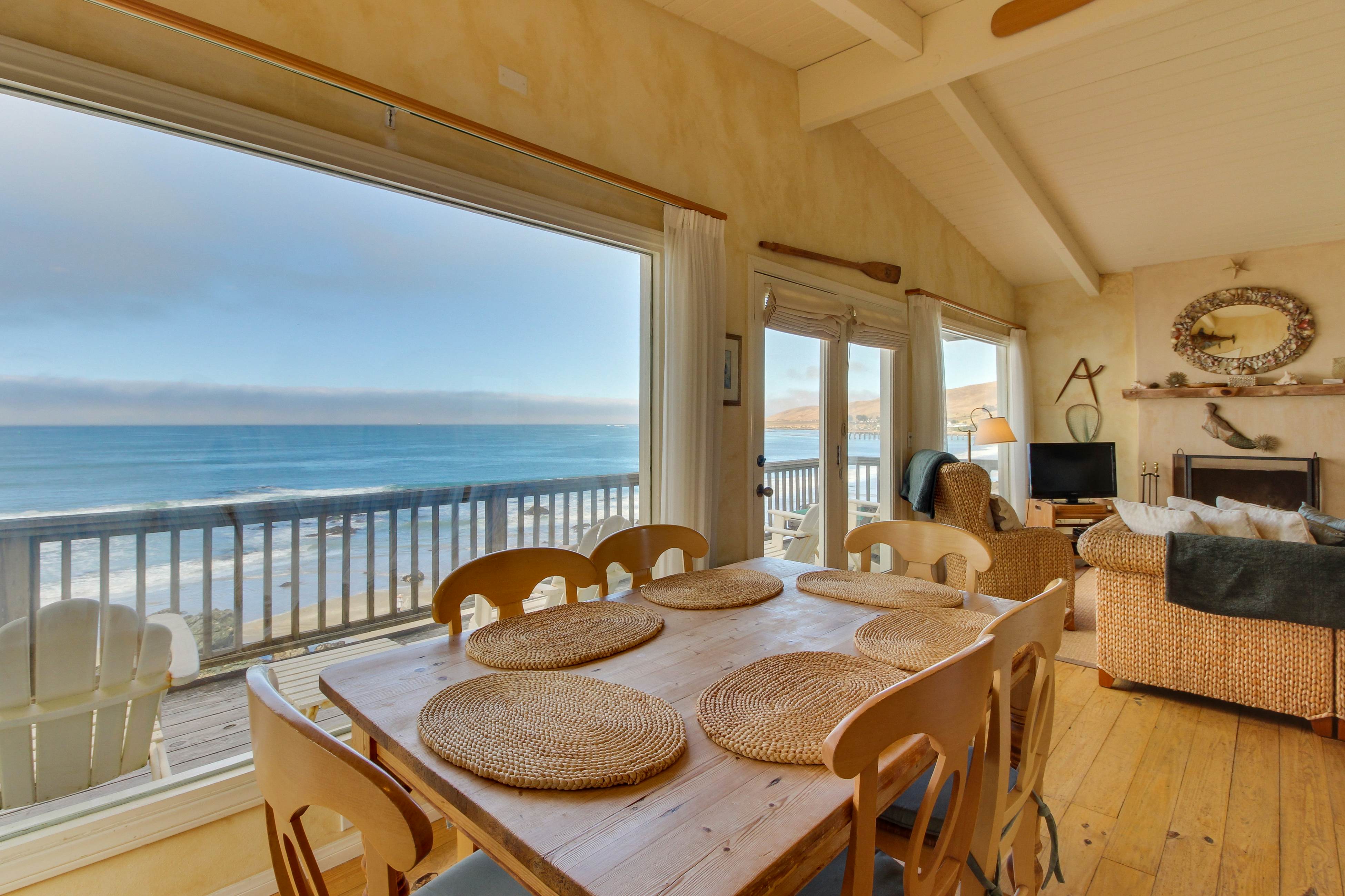 Oceanfront Dream 3 BD Cayucos, CA Vacation Rental Vacasa