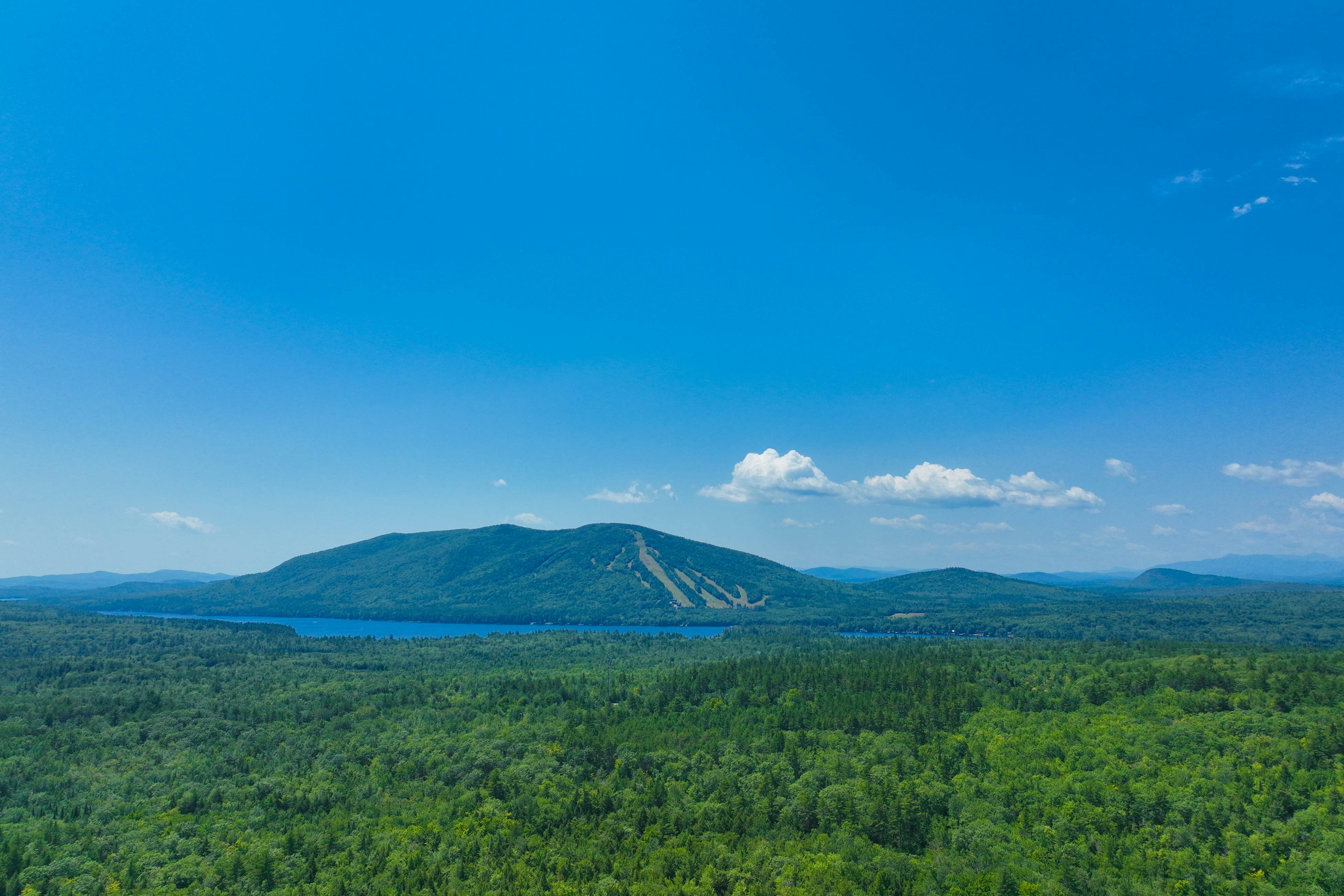 Lake View by the Mountain