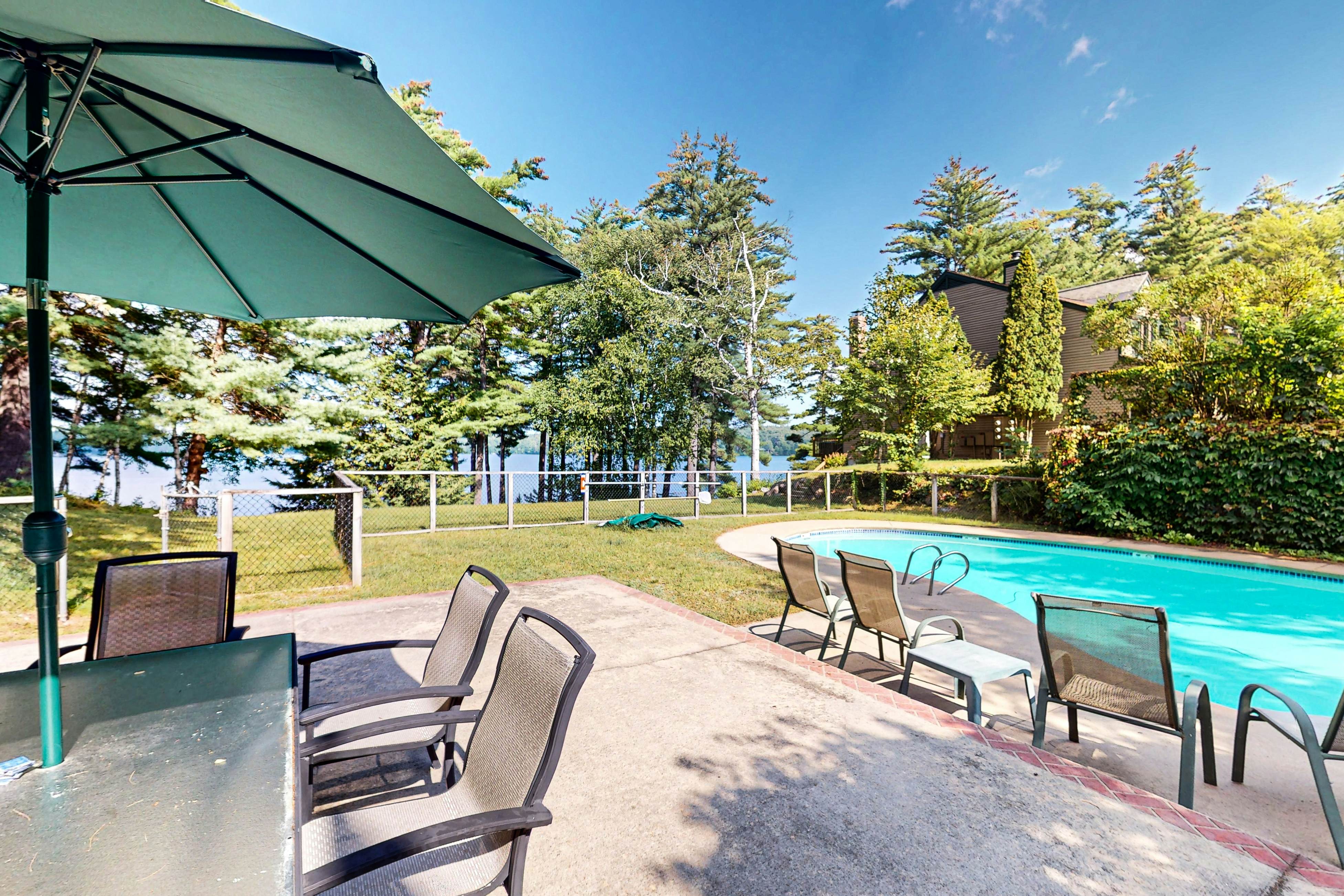 Lake View by the Mountain