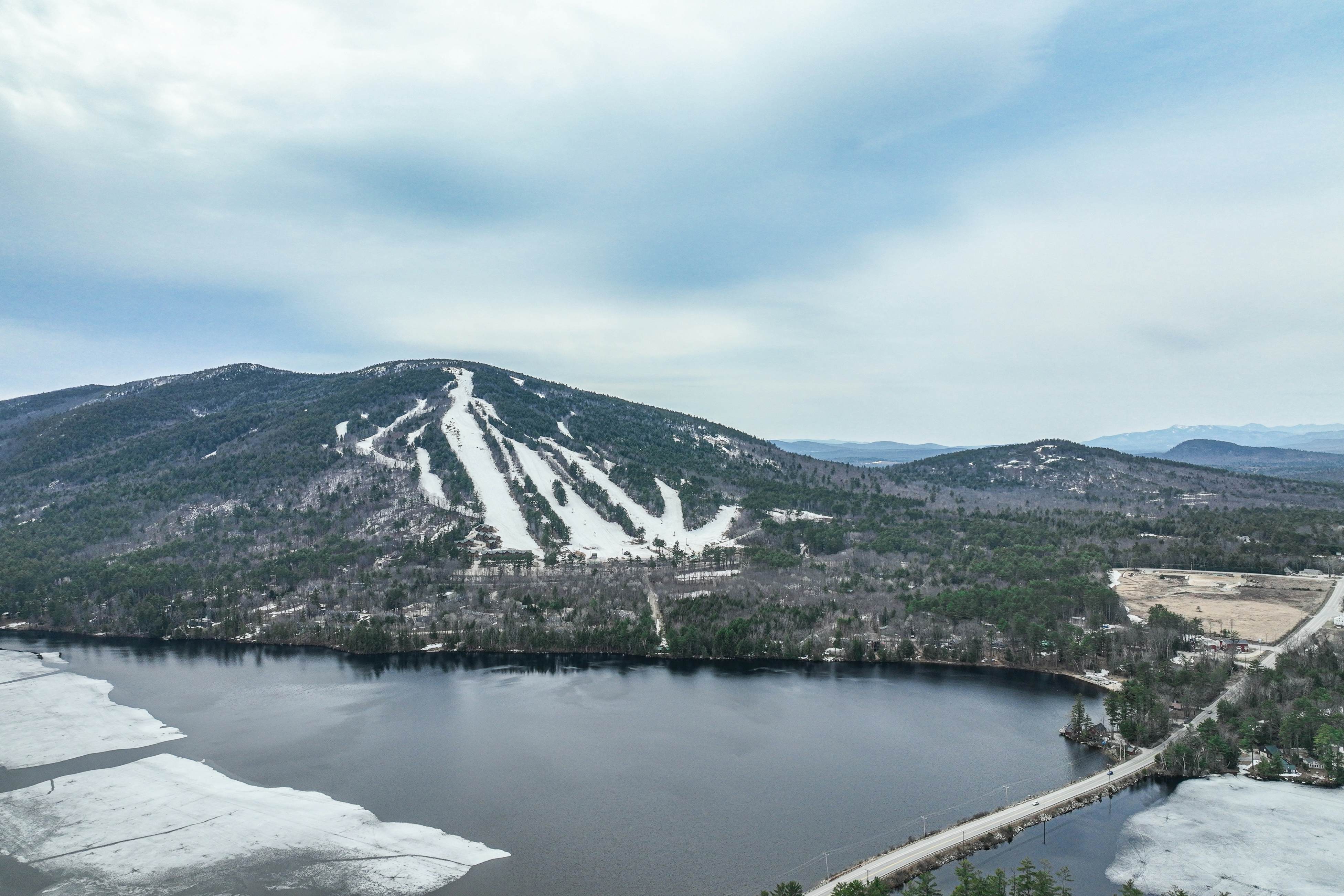 Lake View by the Mountain