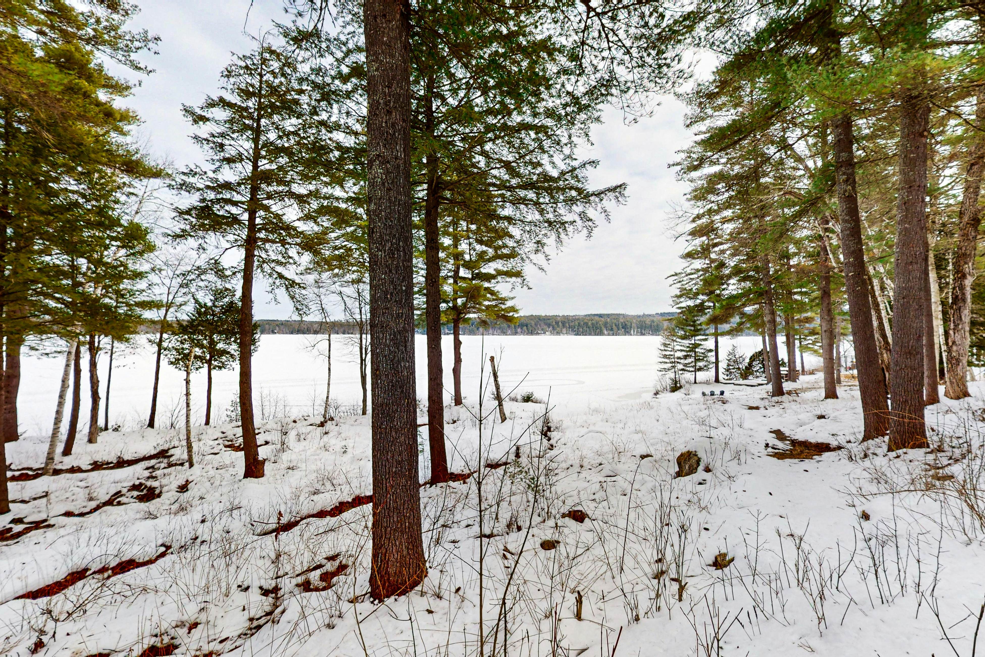 Lake View by the Mountain