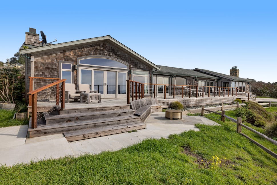 Perched on the Bluff Main Home 3 BD Mendocino, CA Vacation Rental