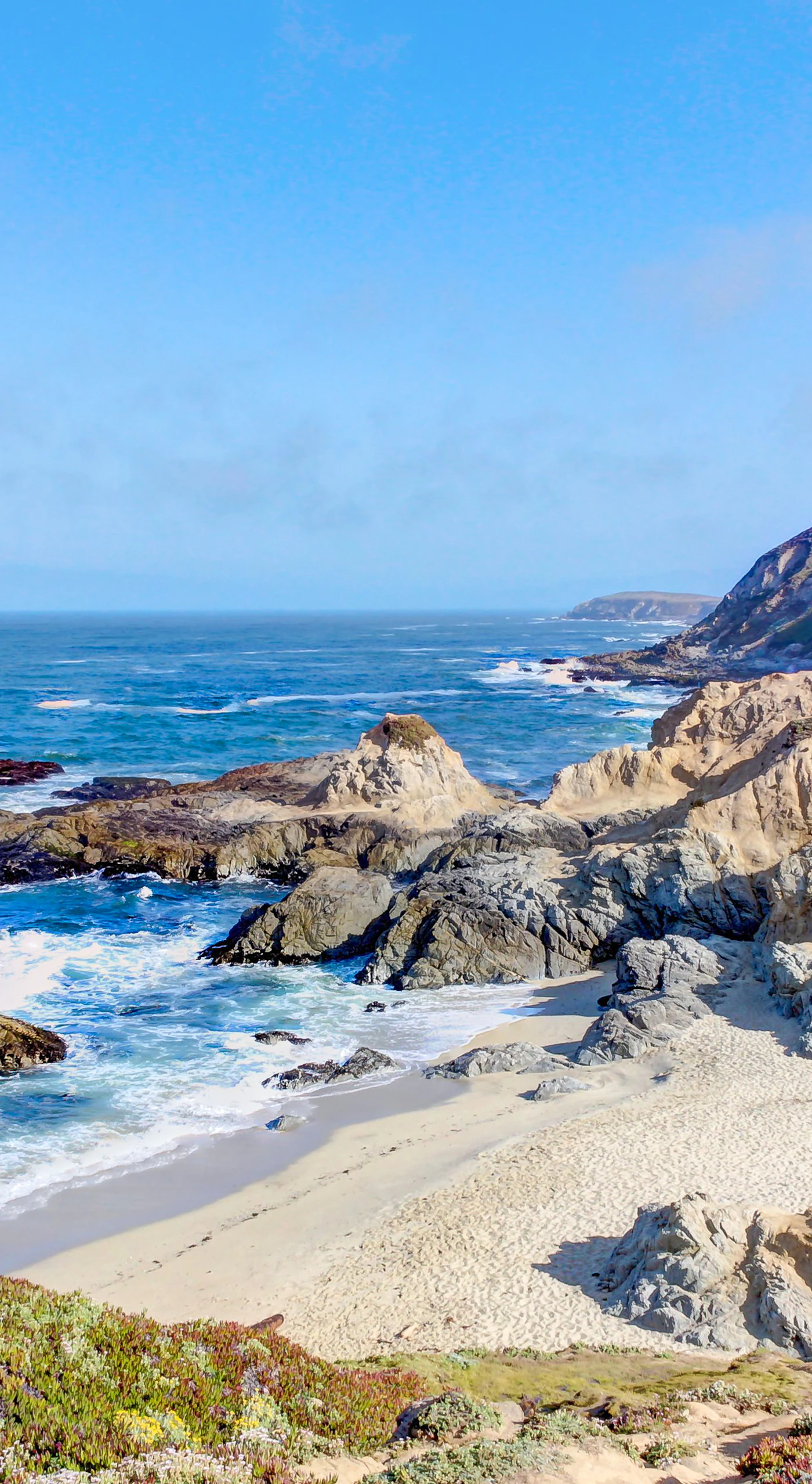 Dramatic Sonoma Coast cliffs and crashing waves await just minutes from your cottage door.