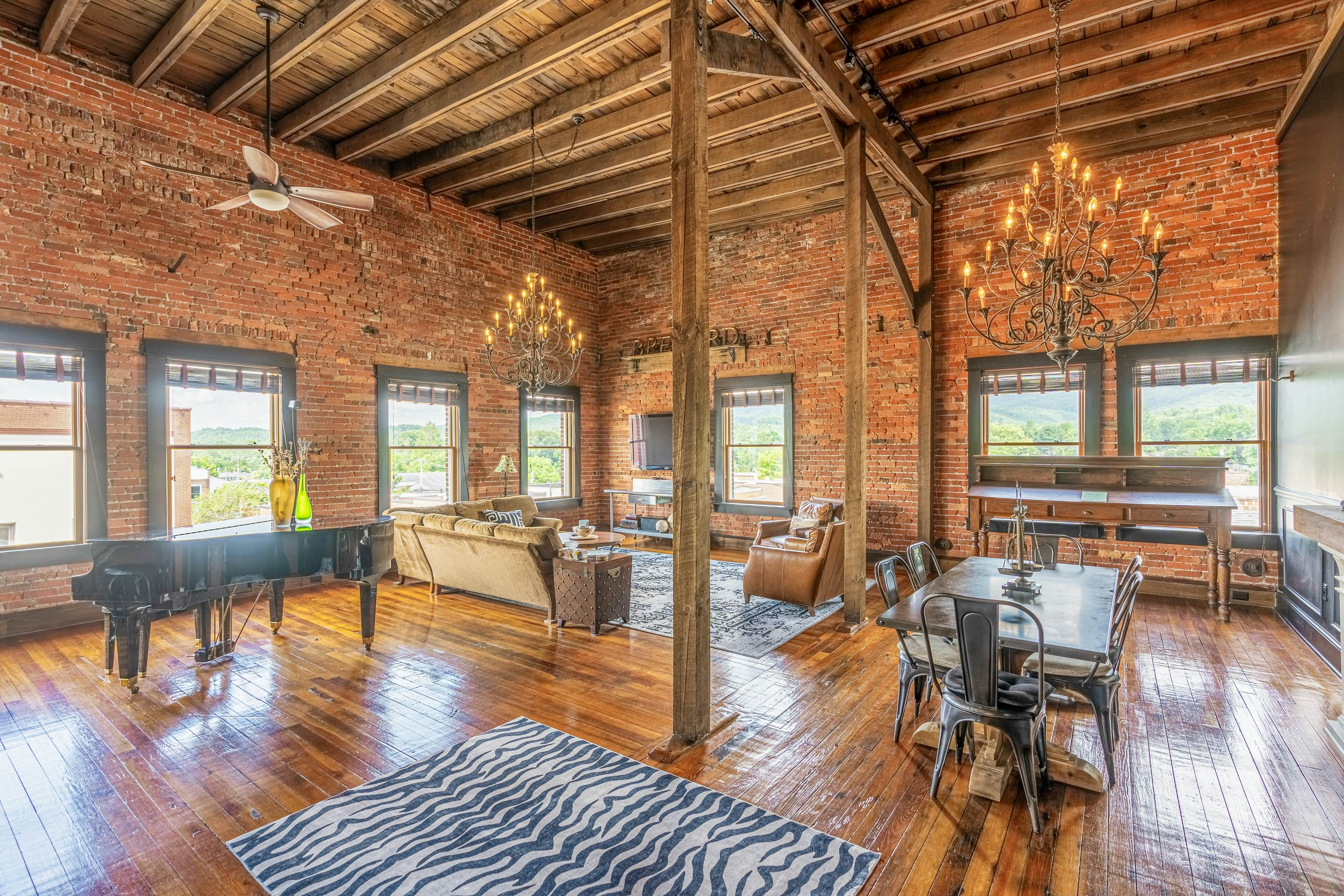 Brick Loft Penthouse on Main