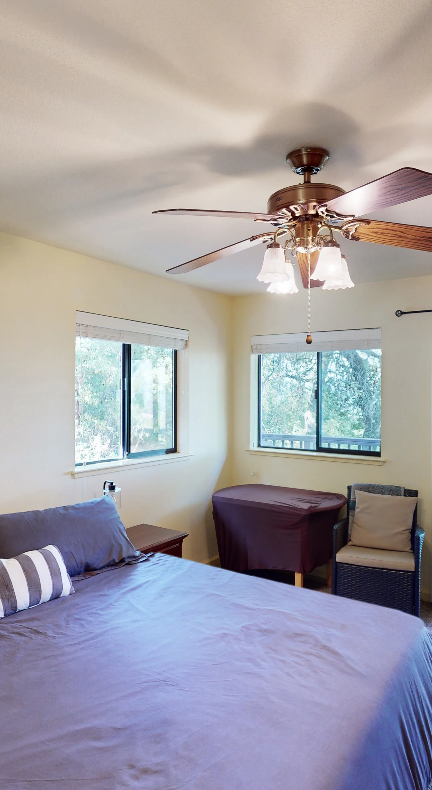 Retreat to your king-size sanctuary with French doors opening to a private balcony — fall asleep to the quiet sounds of Cloverdale's oak-studded hillsides.