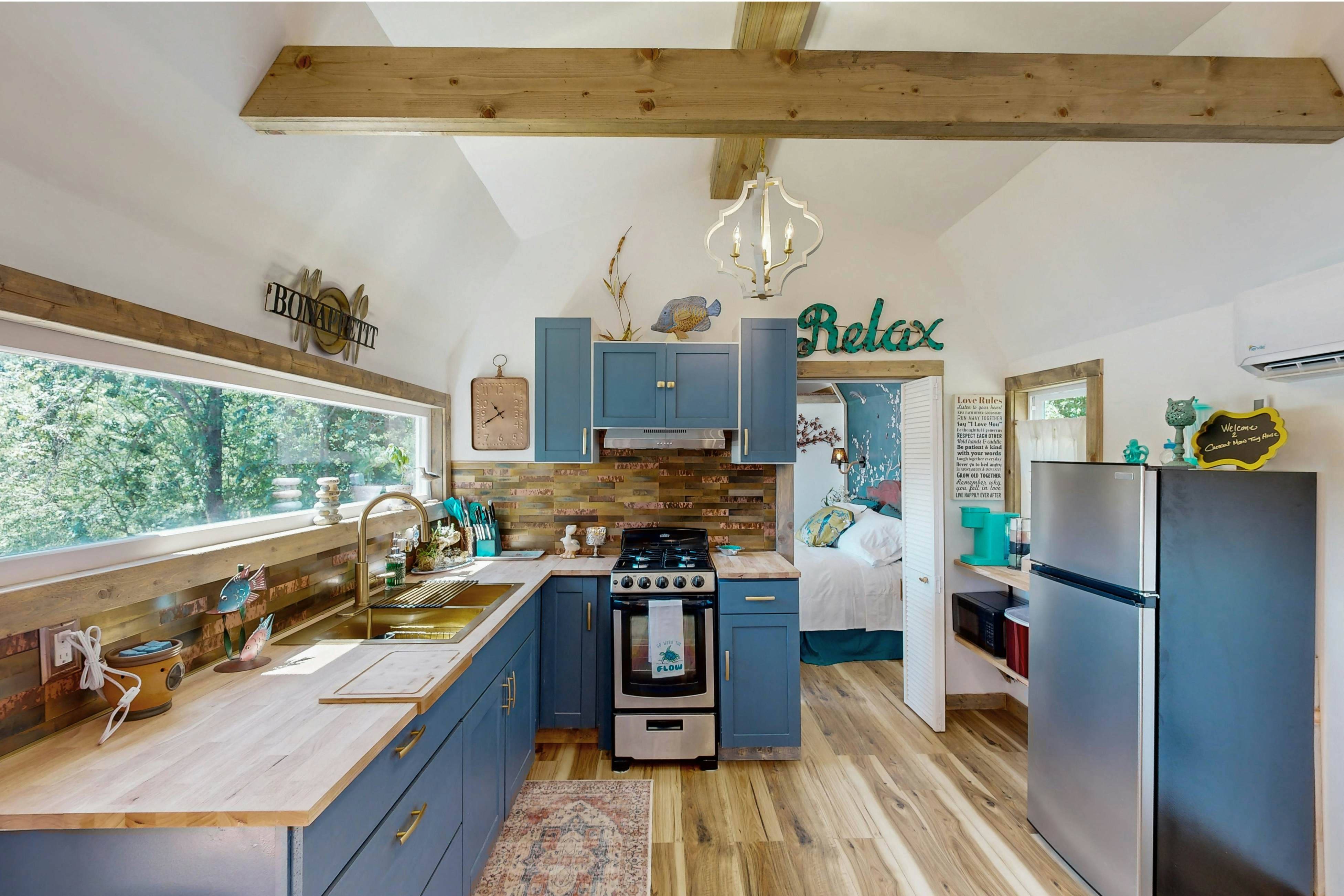 Crescent Moon Tiny Lake House