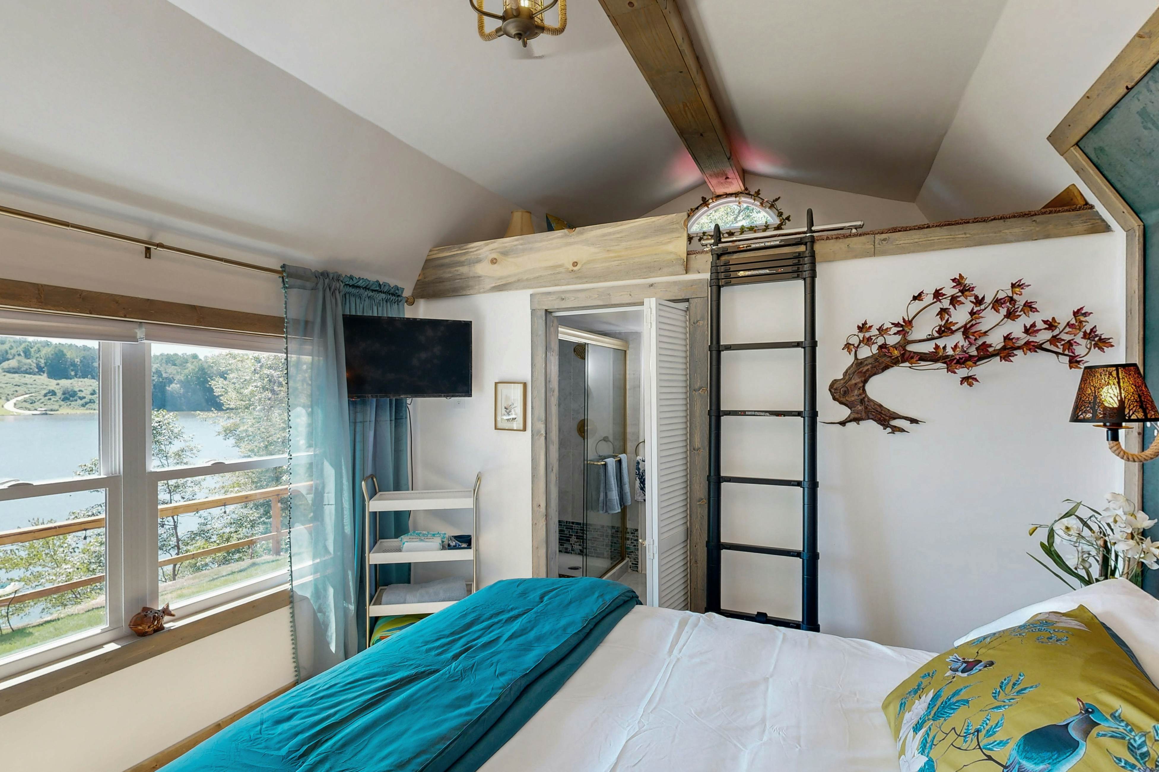 Crescent Moon Tiny Lake House