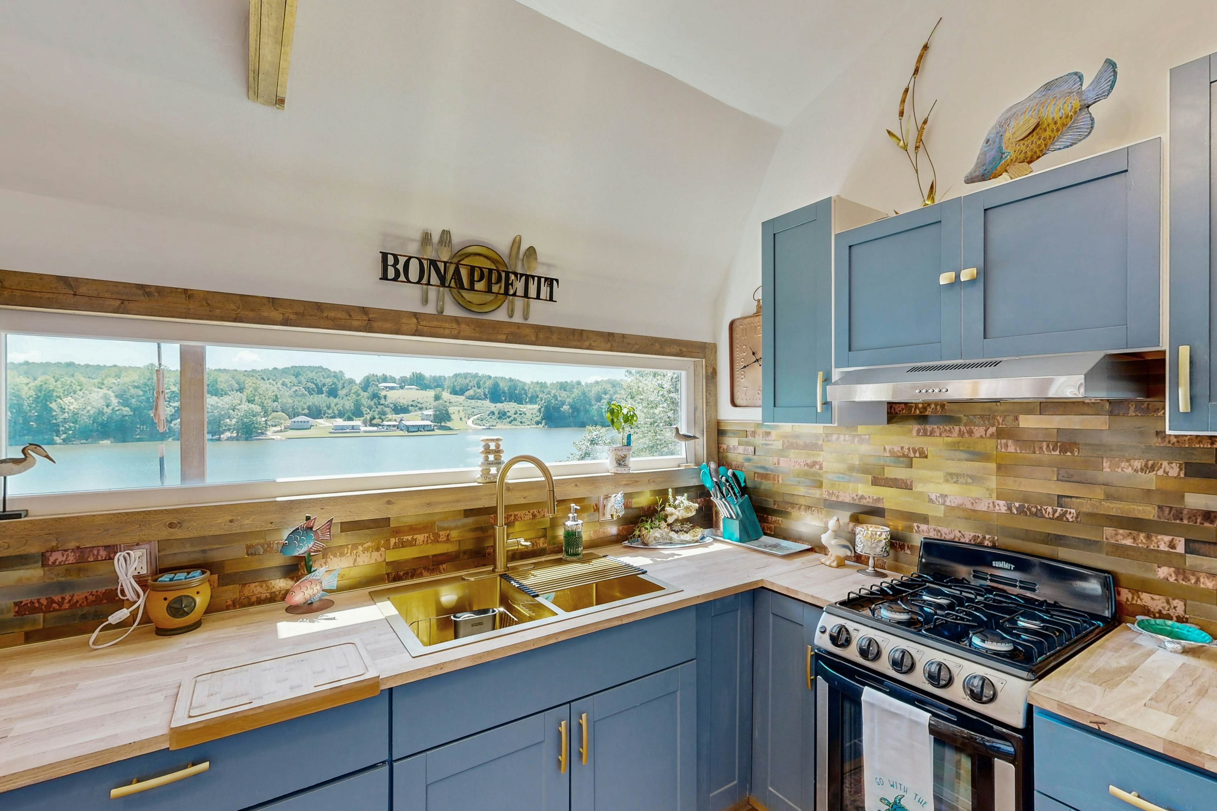 Crescent Moon Tiny Lake House