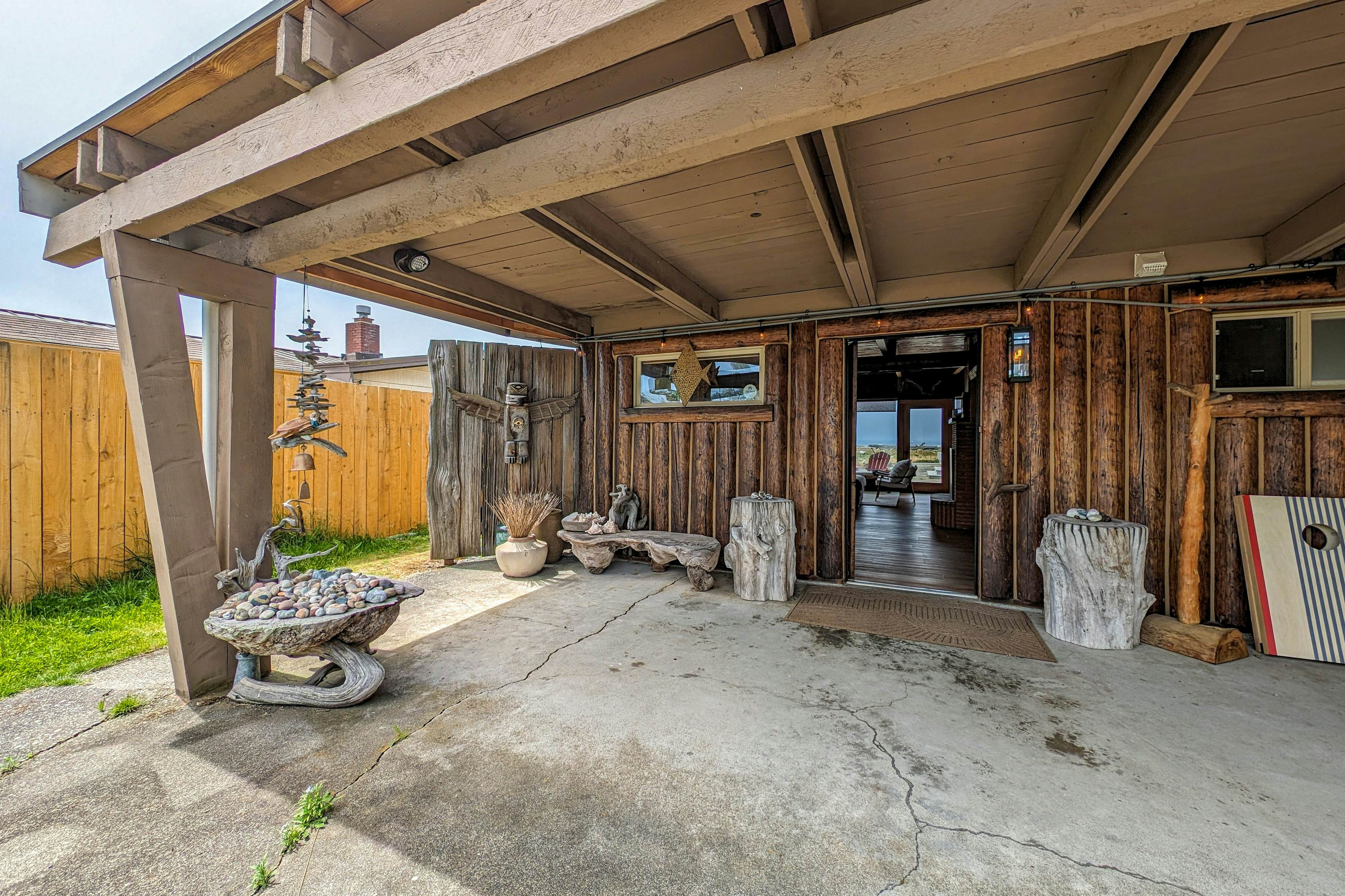 Beachfront Sunset Cabin