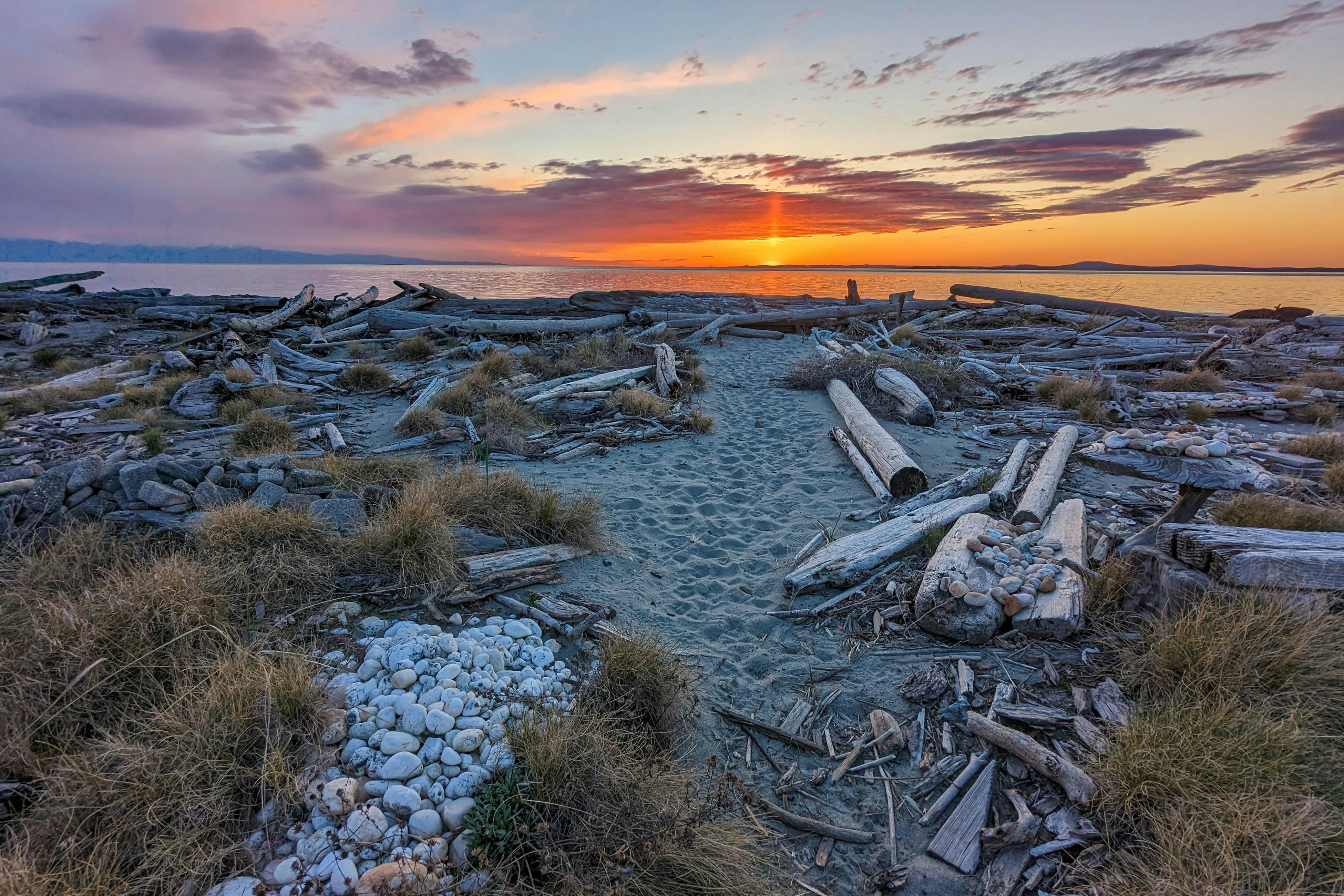 Beachfront Sunset Cabin