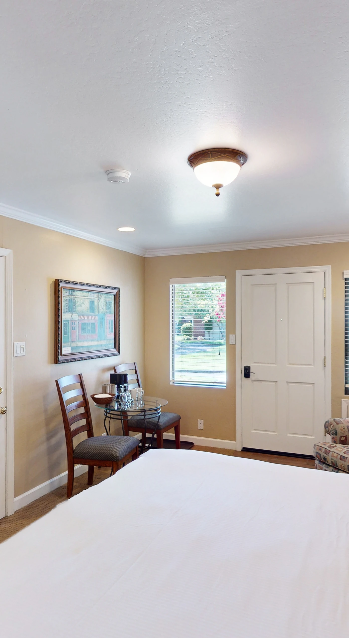 Settle into your spacious suite with a cozy reading chair, writing desk, and generous closet space for your Napa Valley wardrobe