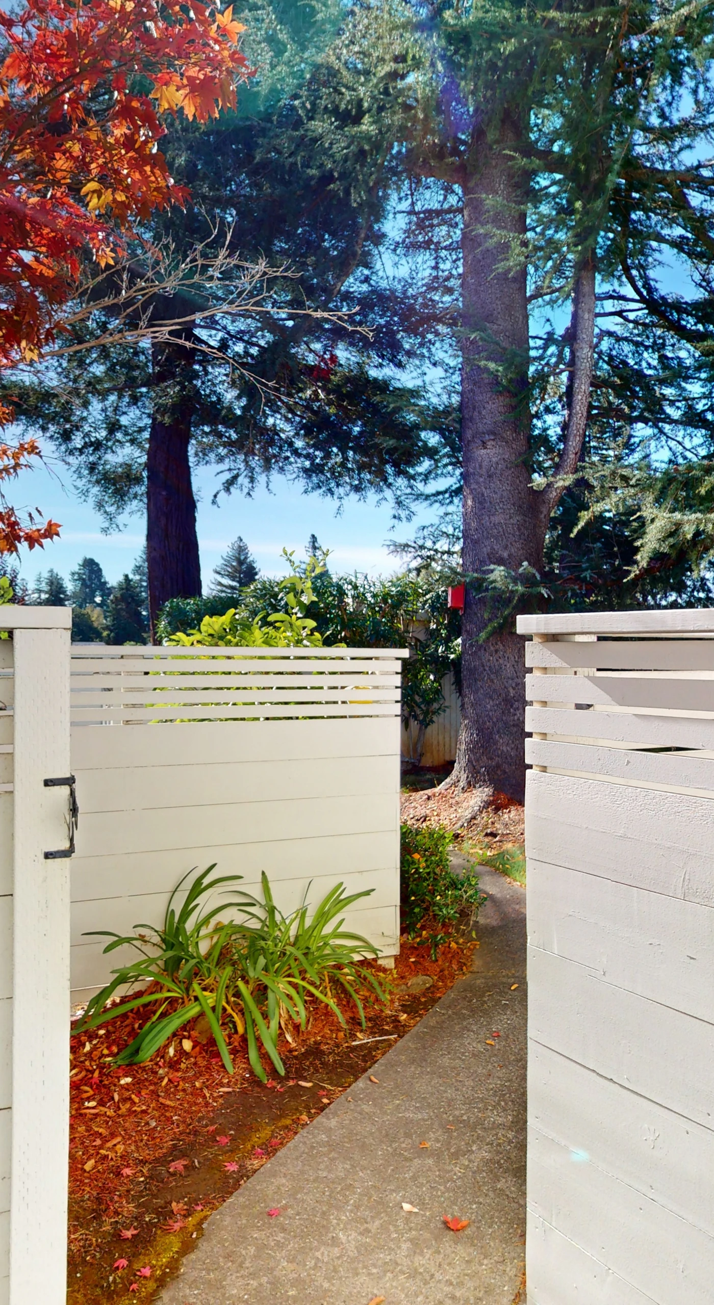 Open your private gate and stroll directly onto Silverado's manicured grounds — stunning fall color frames your Napa Valley doorstep.