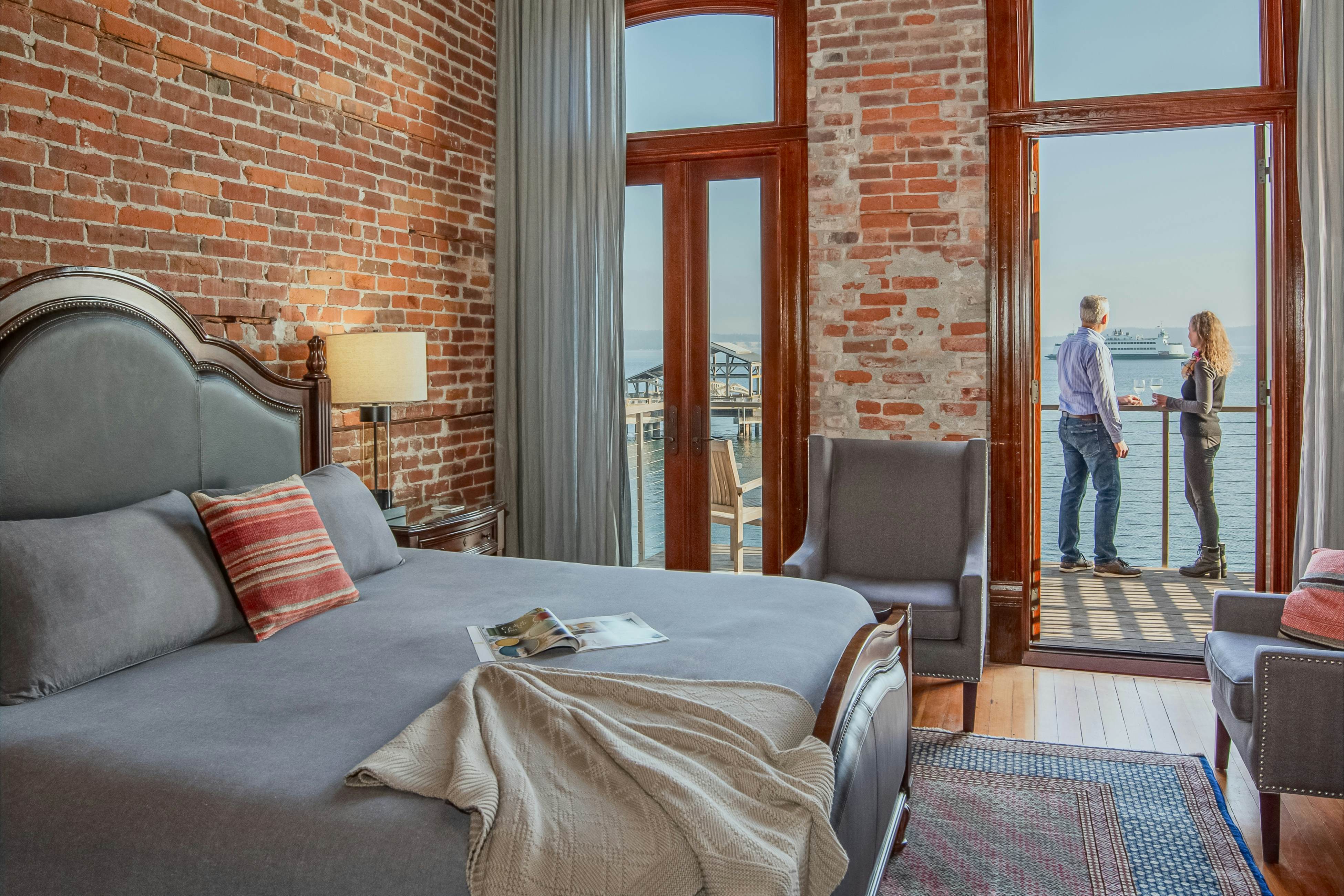 Room 203 Water View at The Belmont Hotel