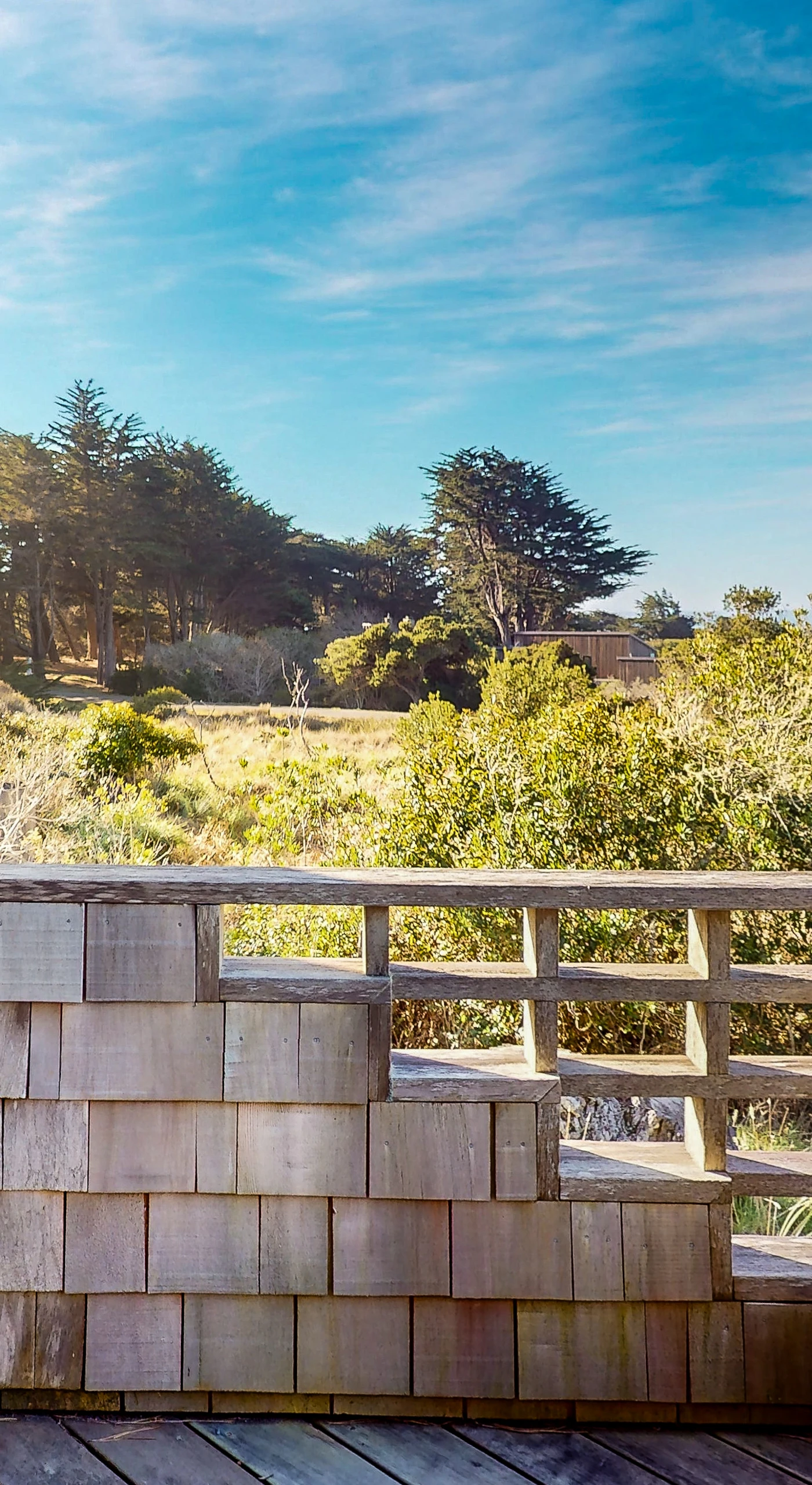 Breathe in the coastal air from the deck, where you can unwind and soak in the scenery of the lush landscape and ocean beyond.
