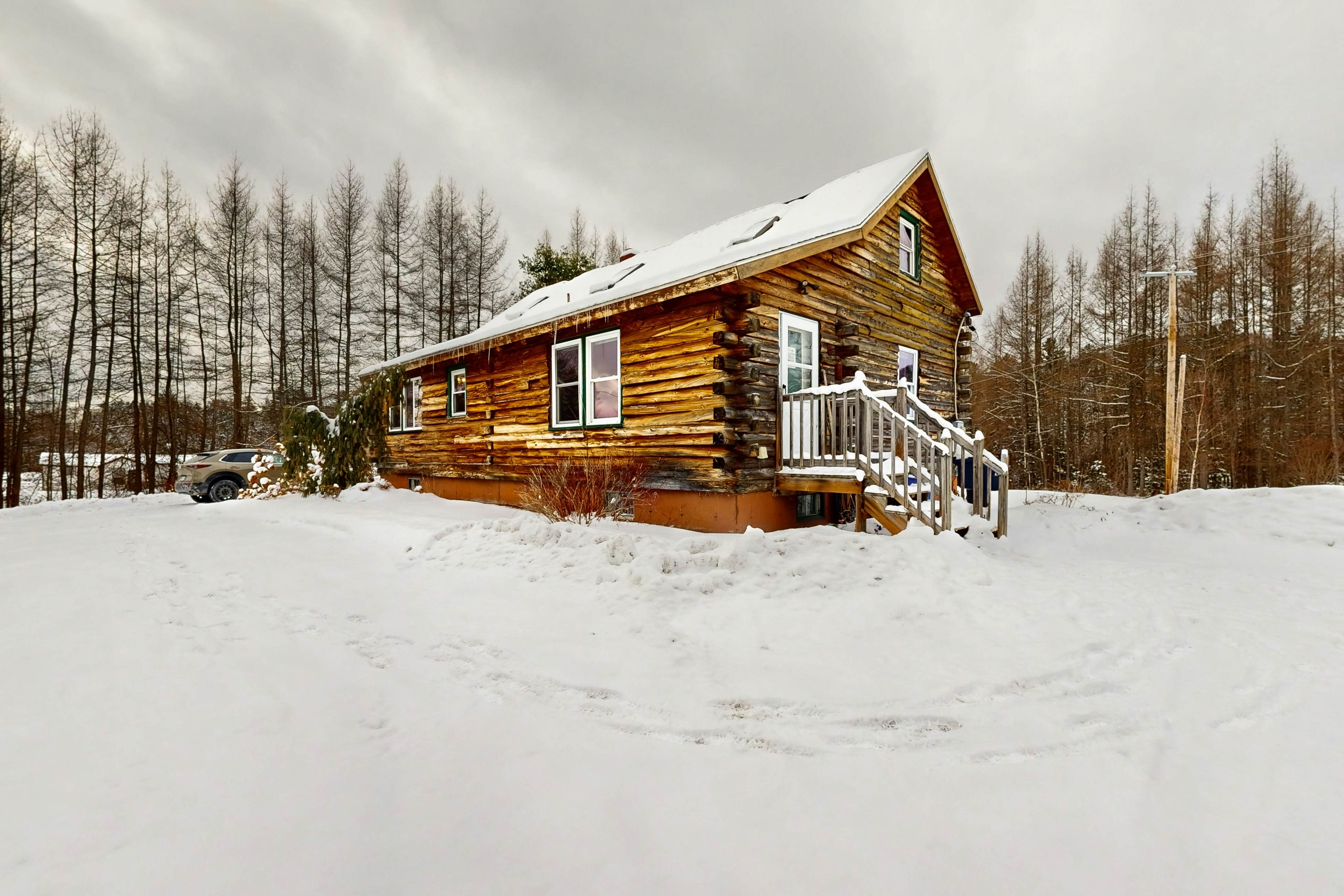Twin View Log Home