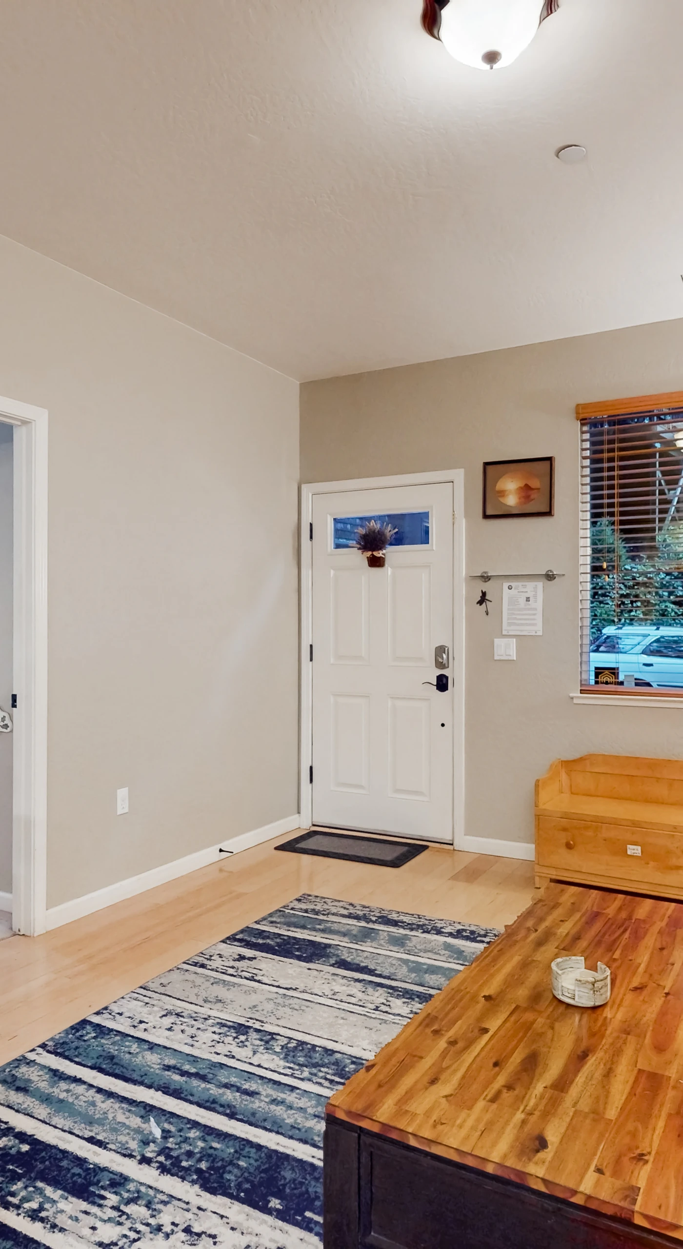 Unwind with your favorite show on the flat-screen TV while relaxing on hardwood floors — your Russian River basecamp for Sonoma wine country exploration.