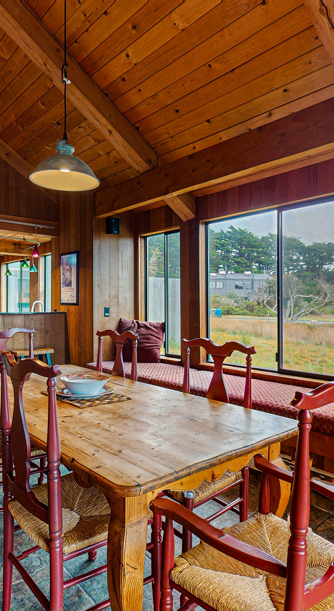 Share meals and laughter at the dining table, with panoramic views of the surrounding beauty creating the perfect backdrop.