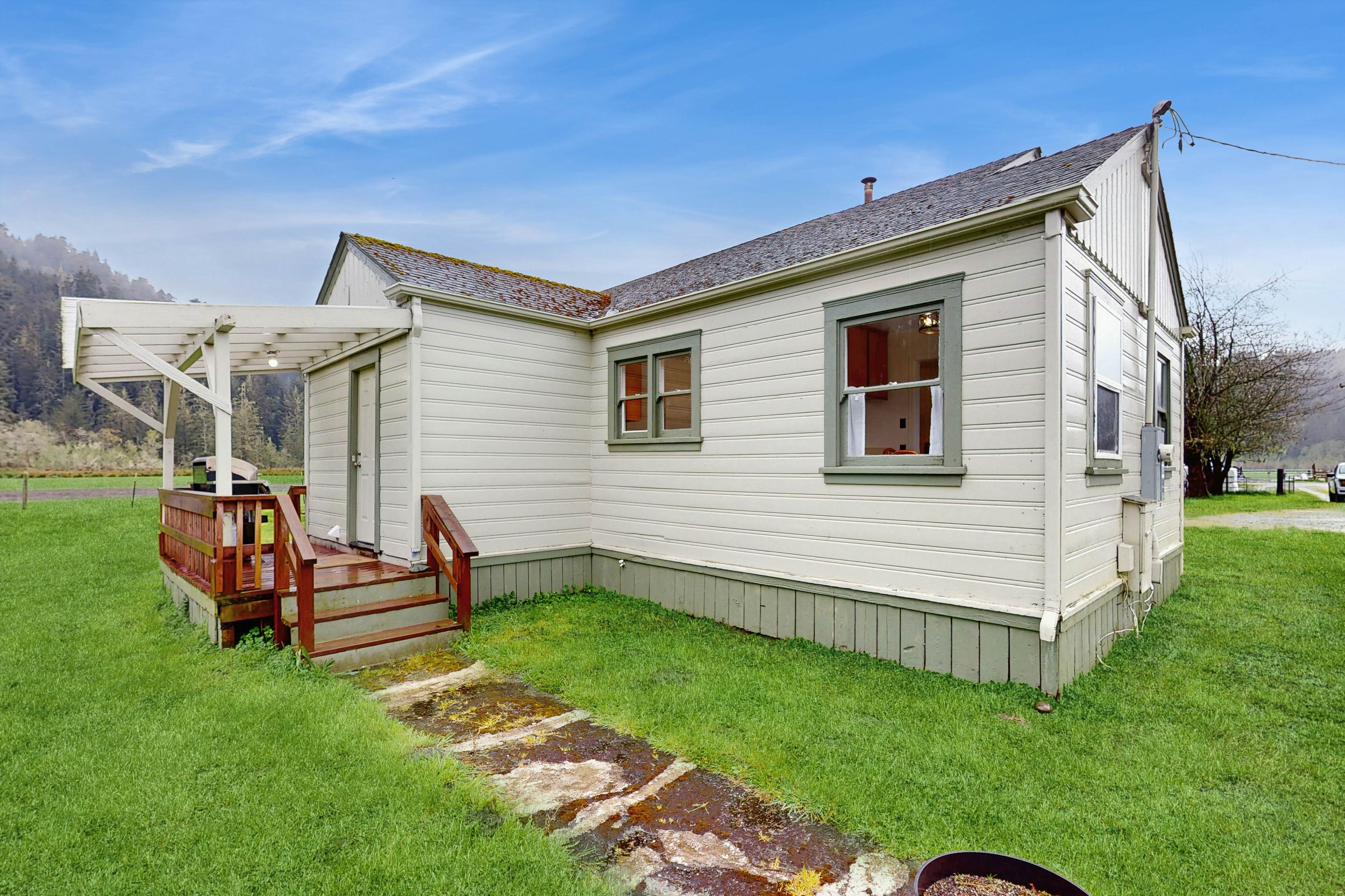 Redwood Farmhouse in the Orick Valley