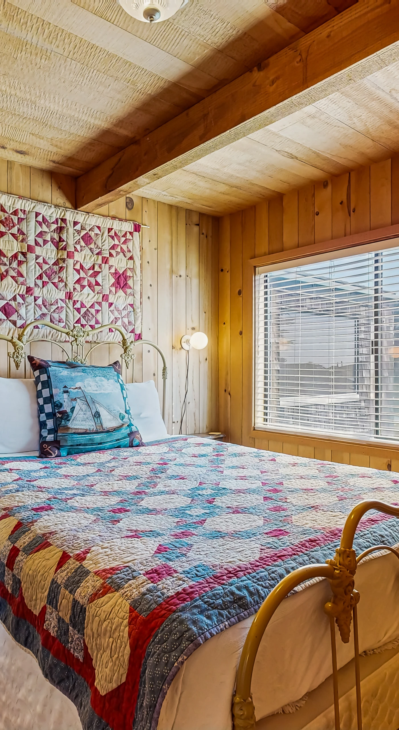 Retreat to the master bedroom, where rustic charm meets comfort, ensuring restful nights after your daily explorations.