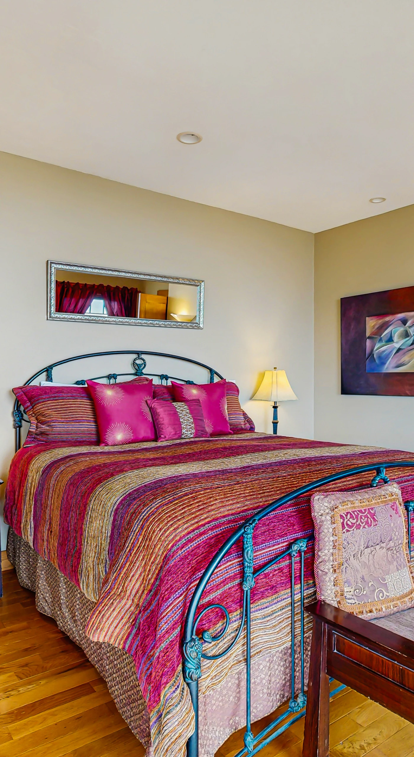Retreat to the spacious master bedroom, where you’ll wake up refreshed in a beautifully adorned space with stunning views.