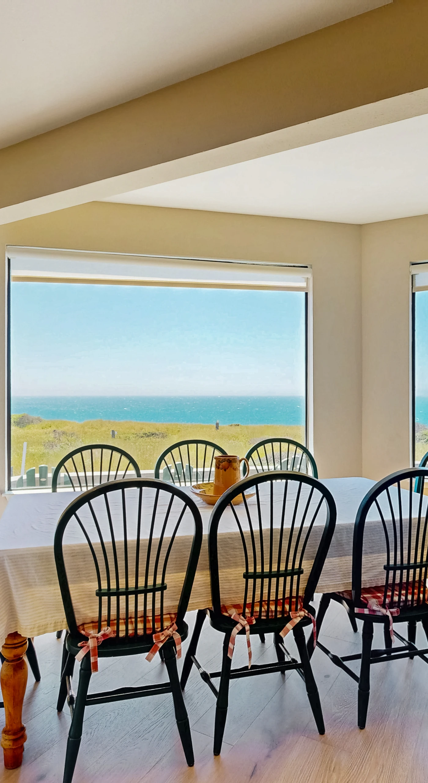 Gather around the dining table where every meal comes with breathtaking views, creating unforgettable moments.