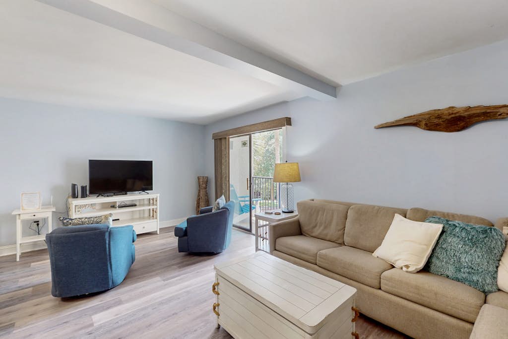 Second-Floor Villa Near the Beach w/Balcony Views of the Pool & Lagoon — Hilton Head, SC — vacation rental