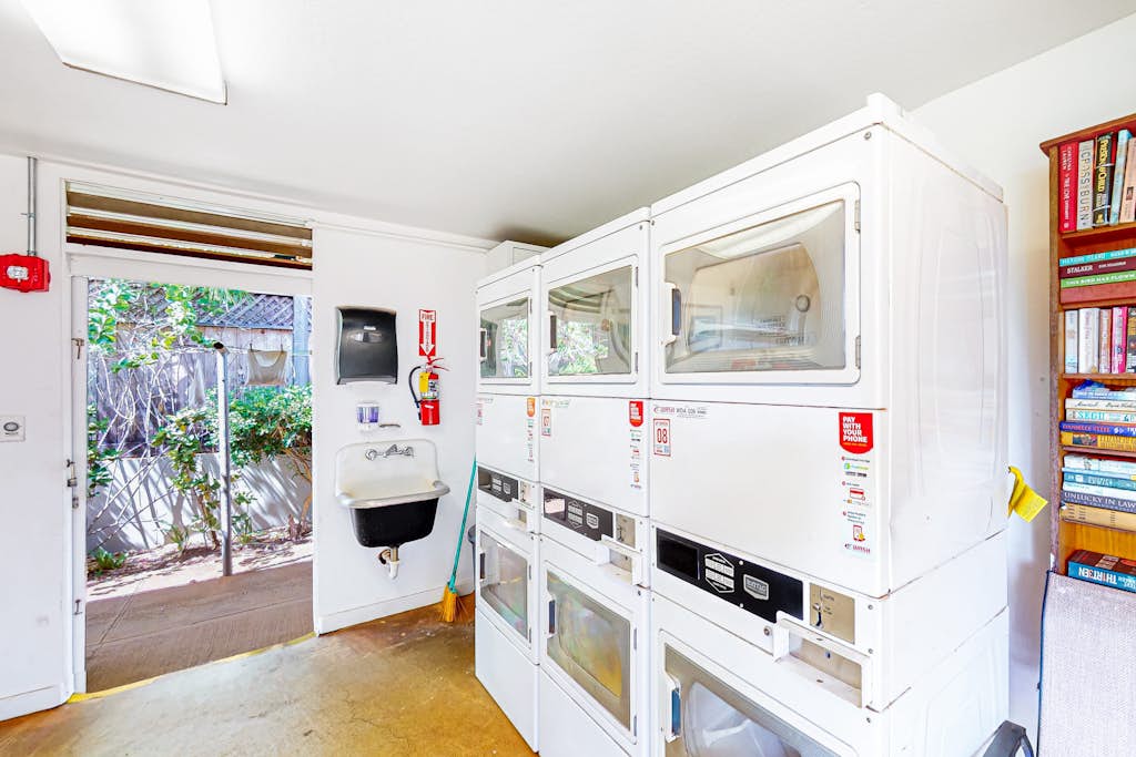 Convenient Shared Laundry Area