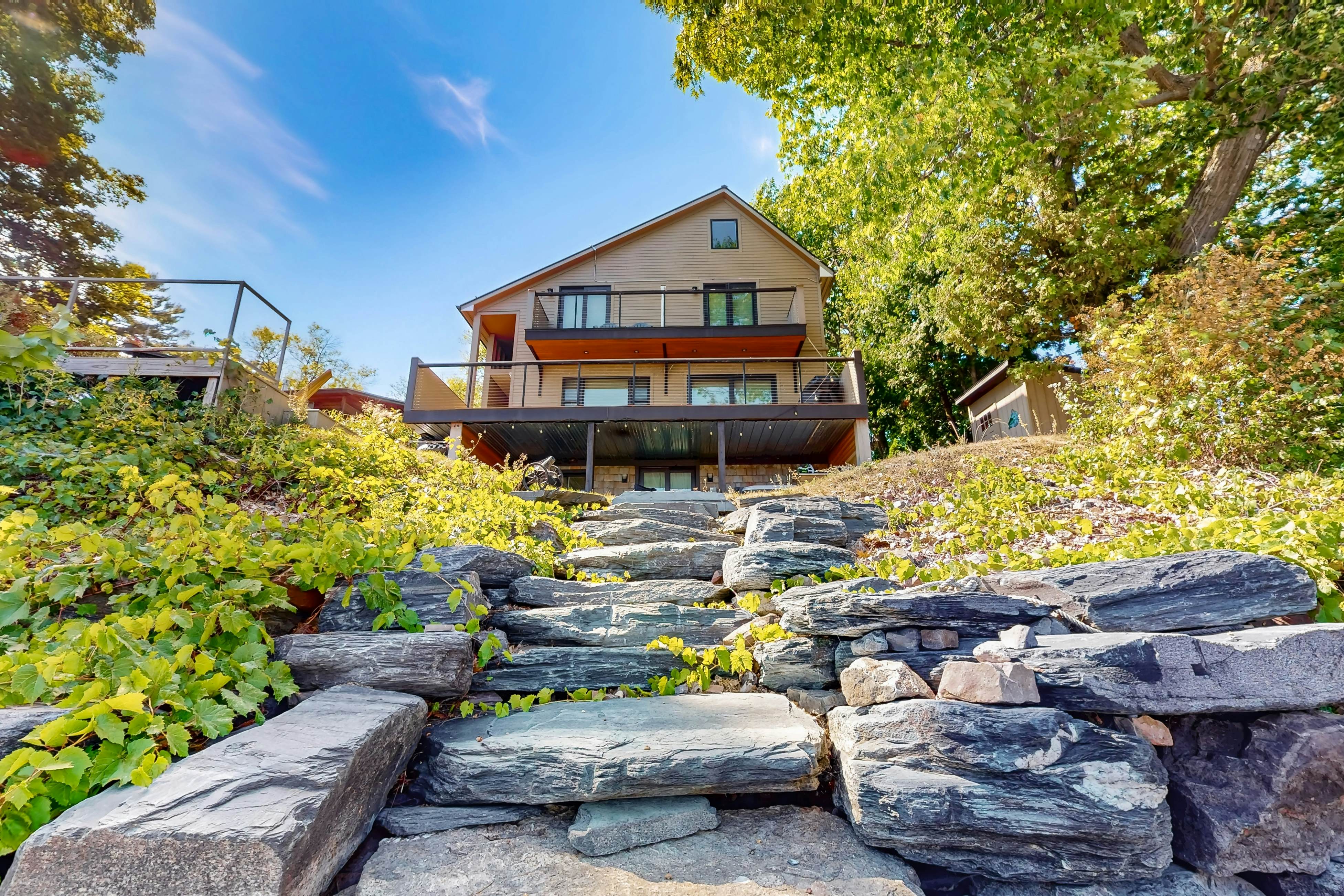 Sunrise House on Lake Champlain