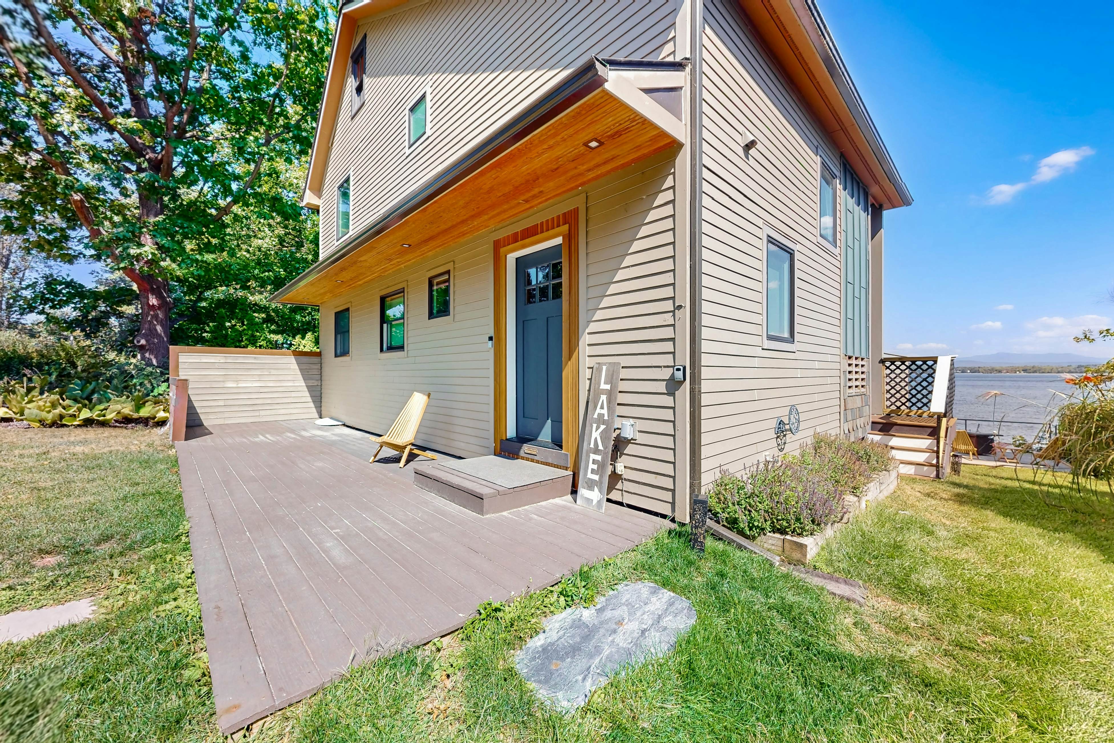 Sunrise House on Lake Champlain