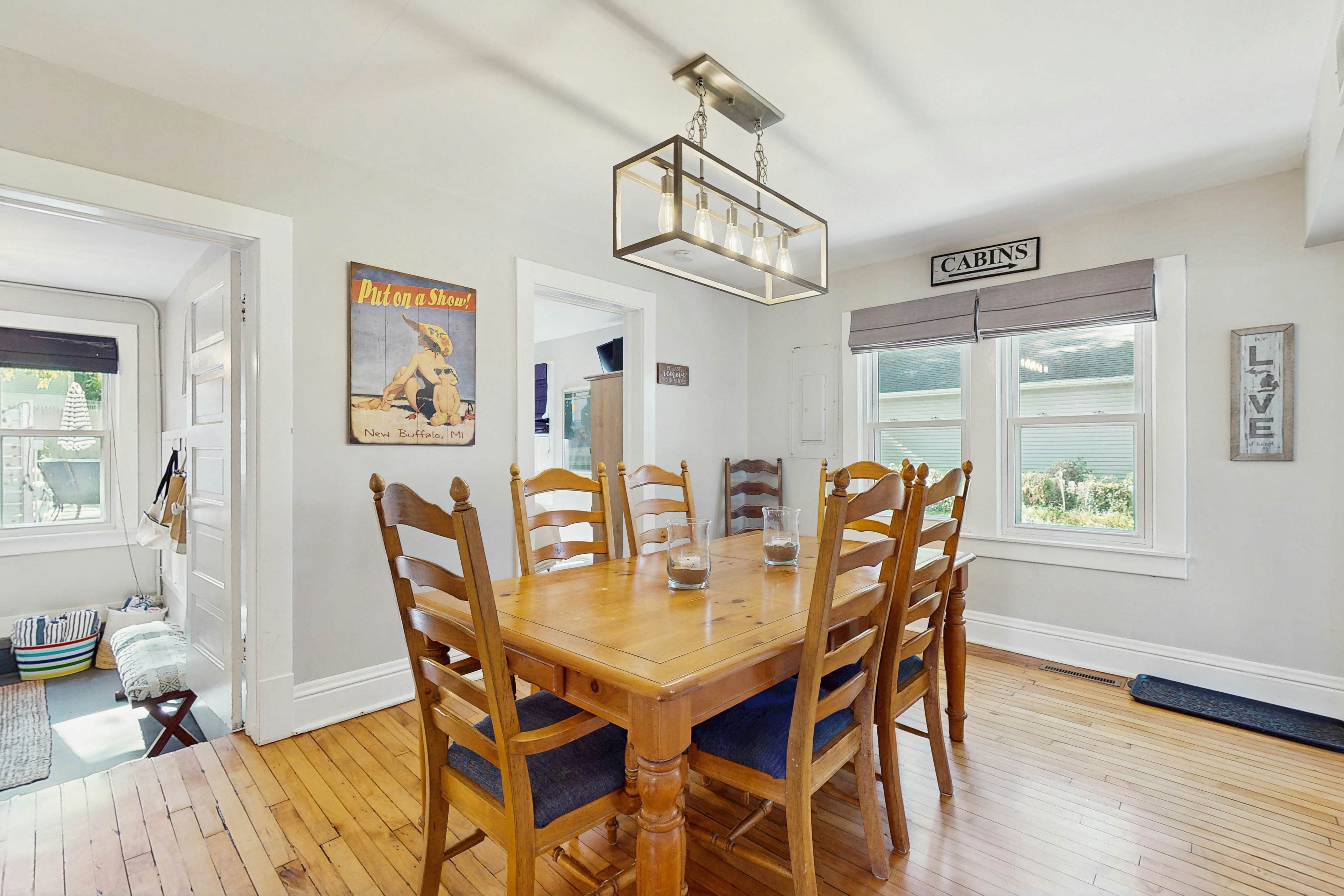 Merchant Street Pool Retreat with a  Year-Round Hot Tub.