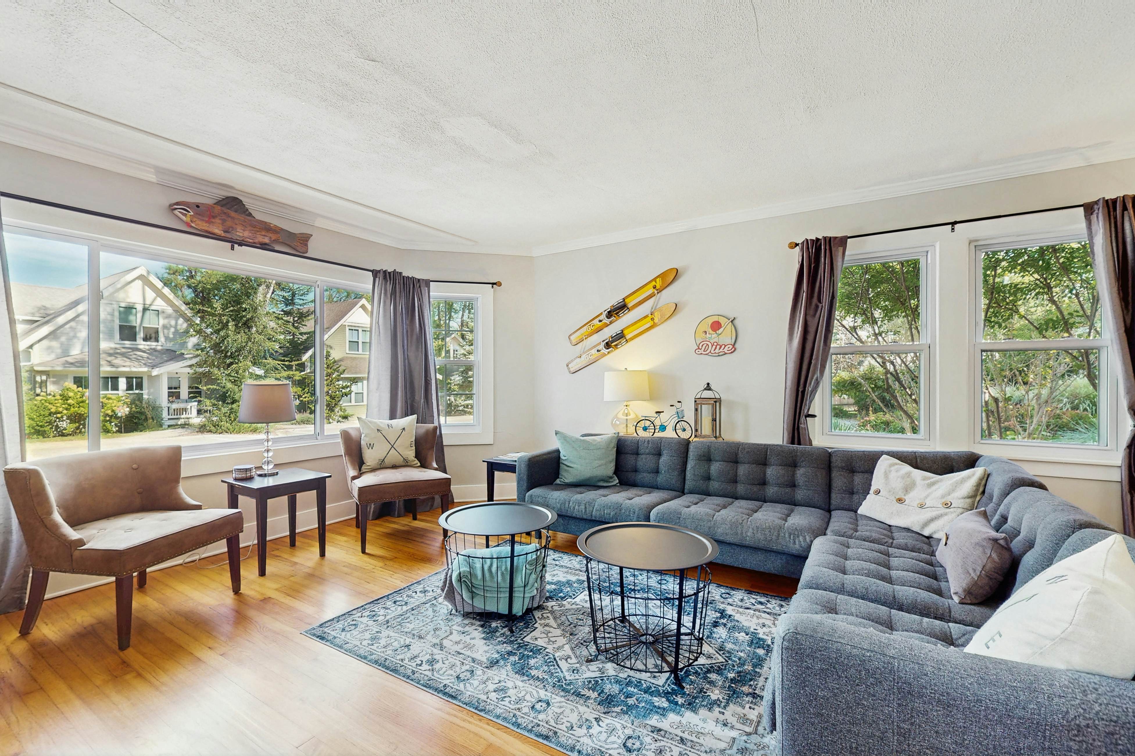 Merchant Street Pool Retreat with a  Year-Round Hot Tub.