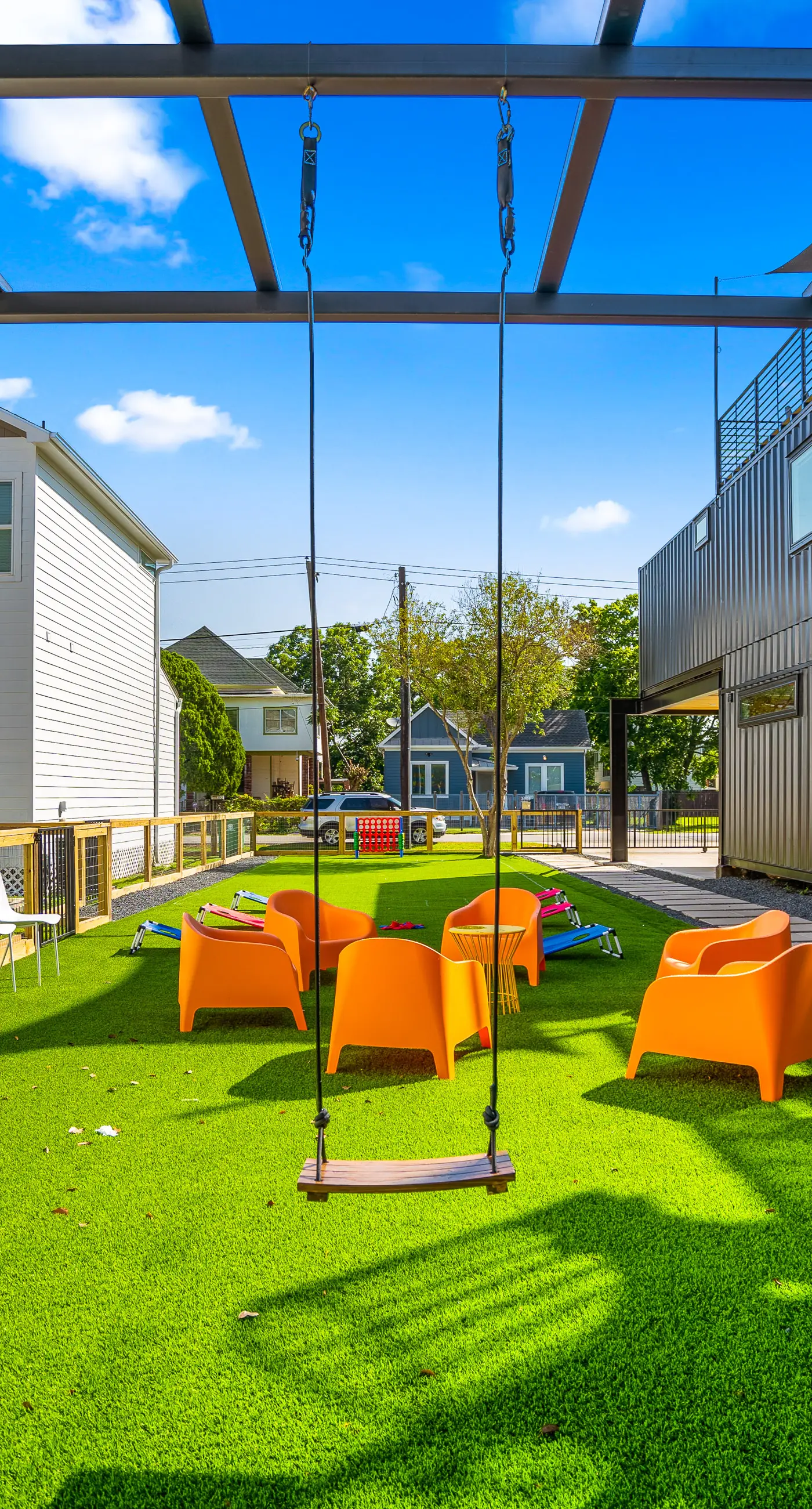 Orange Container at EADO Juicebox