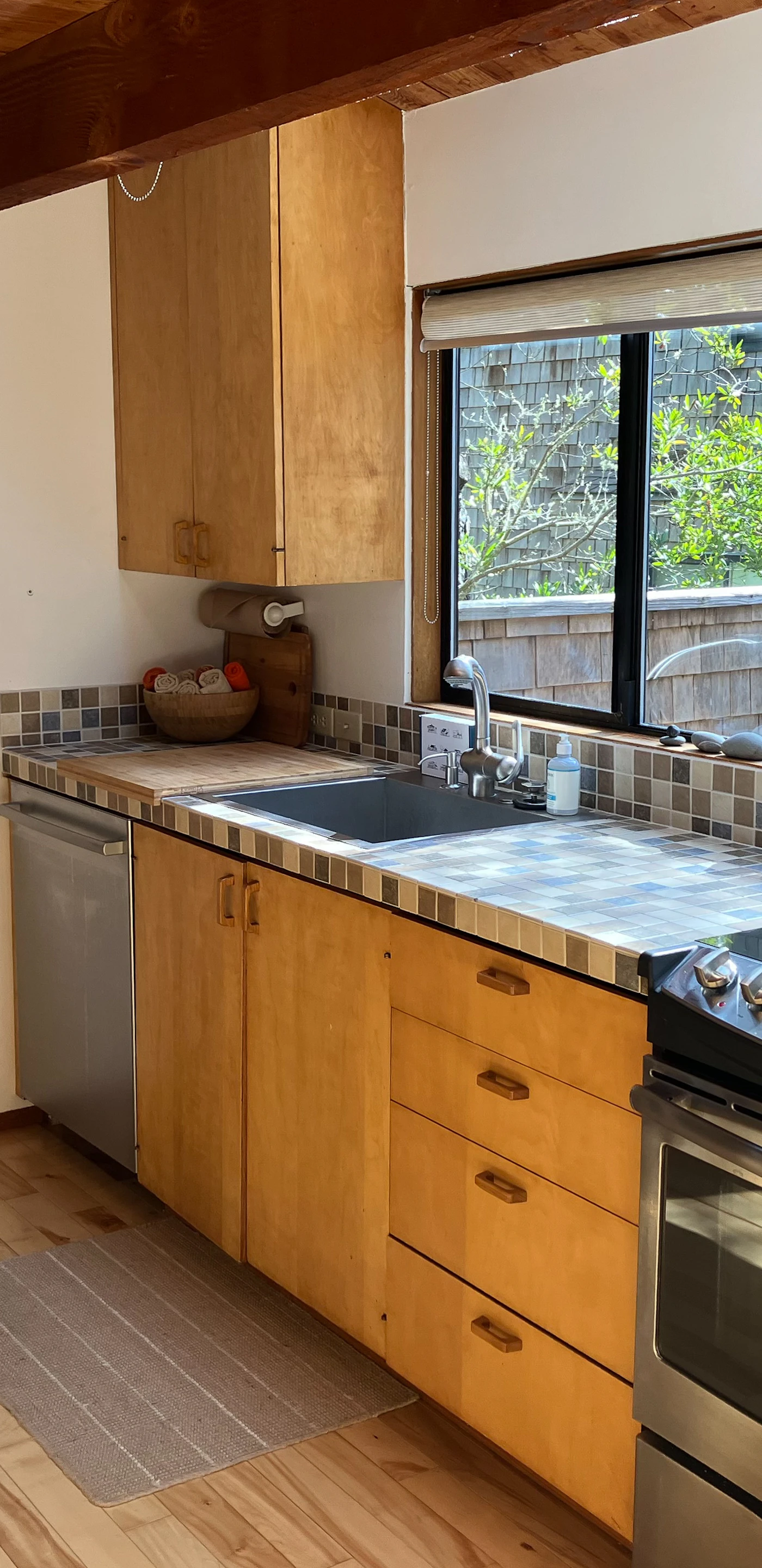 Channel your inner chef in this well-equipped kitchen, perfect for whipping up meals with fresh local ingredients.