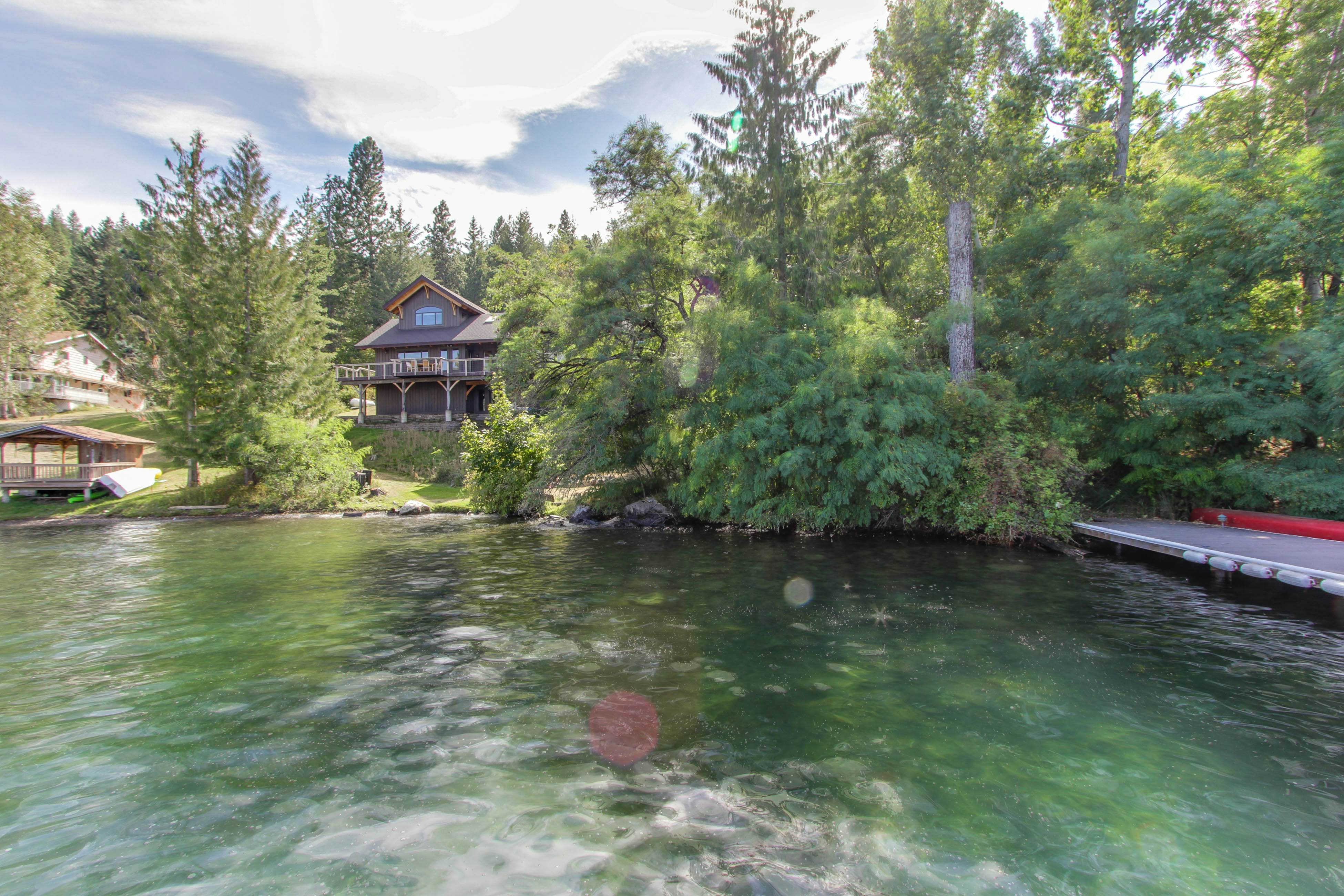 Bottle Bay Lakefront Lodge 3 BD Sagle, ID Vacation Rental Vacasa