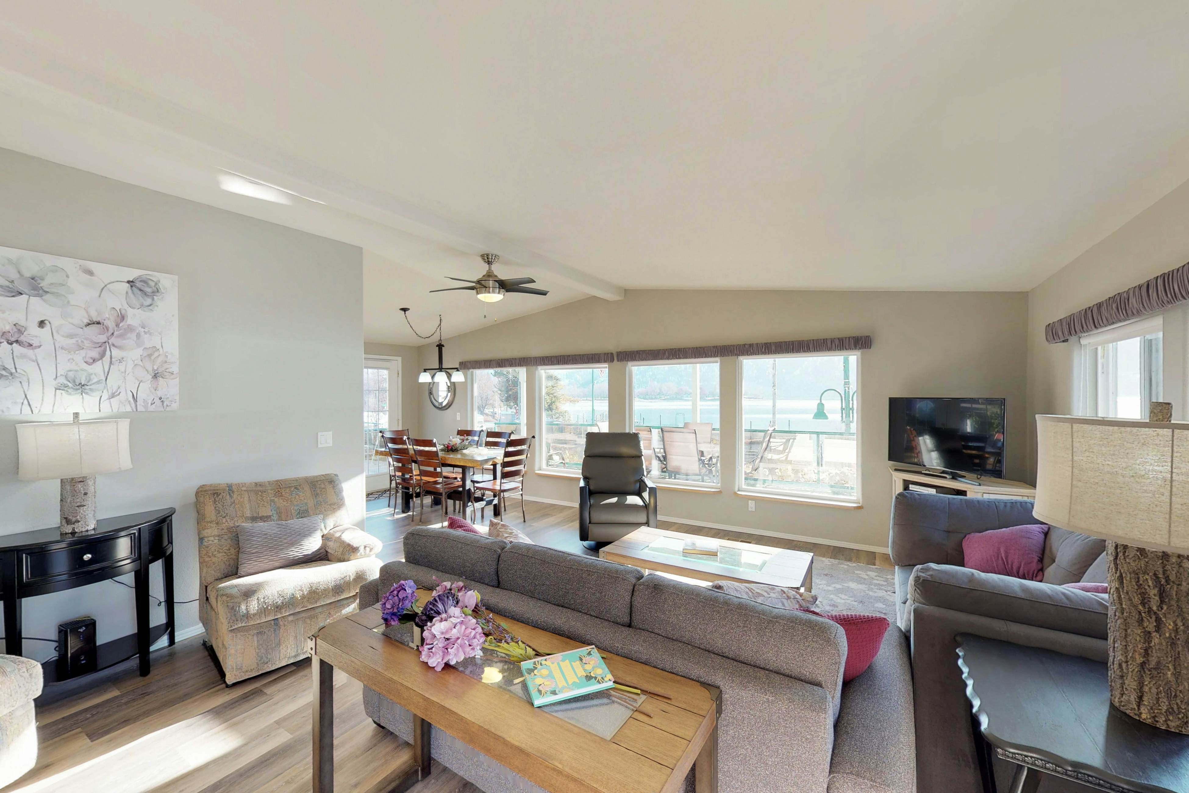 Manson Lake House 3 BD Manson, WA Vacation Rental Vacasa