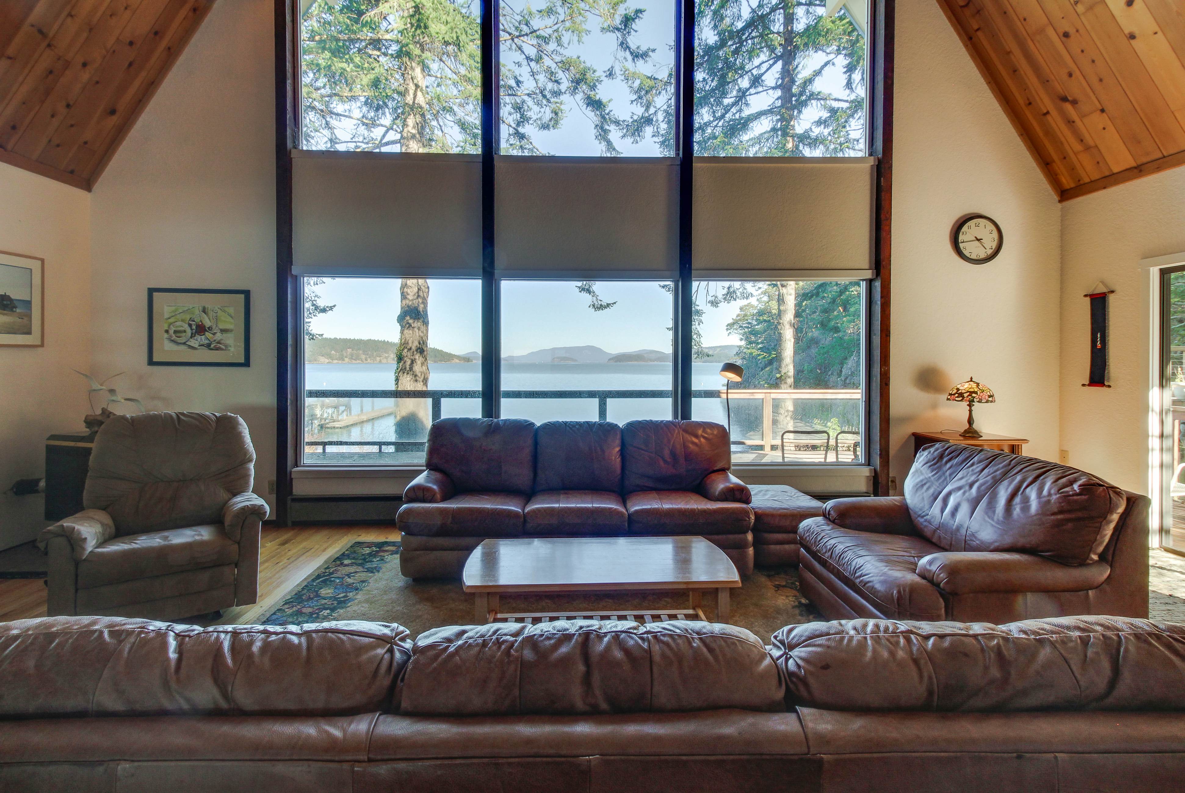 Lopez Island Hunter Bay Waterfront Home