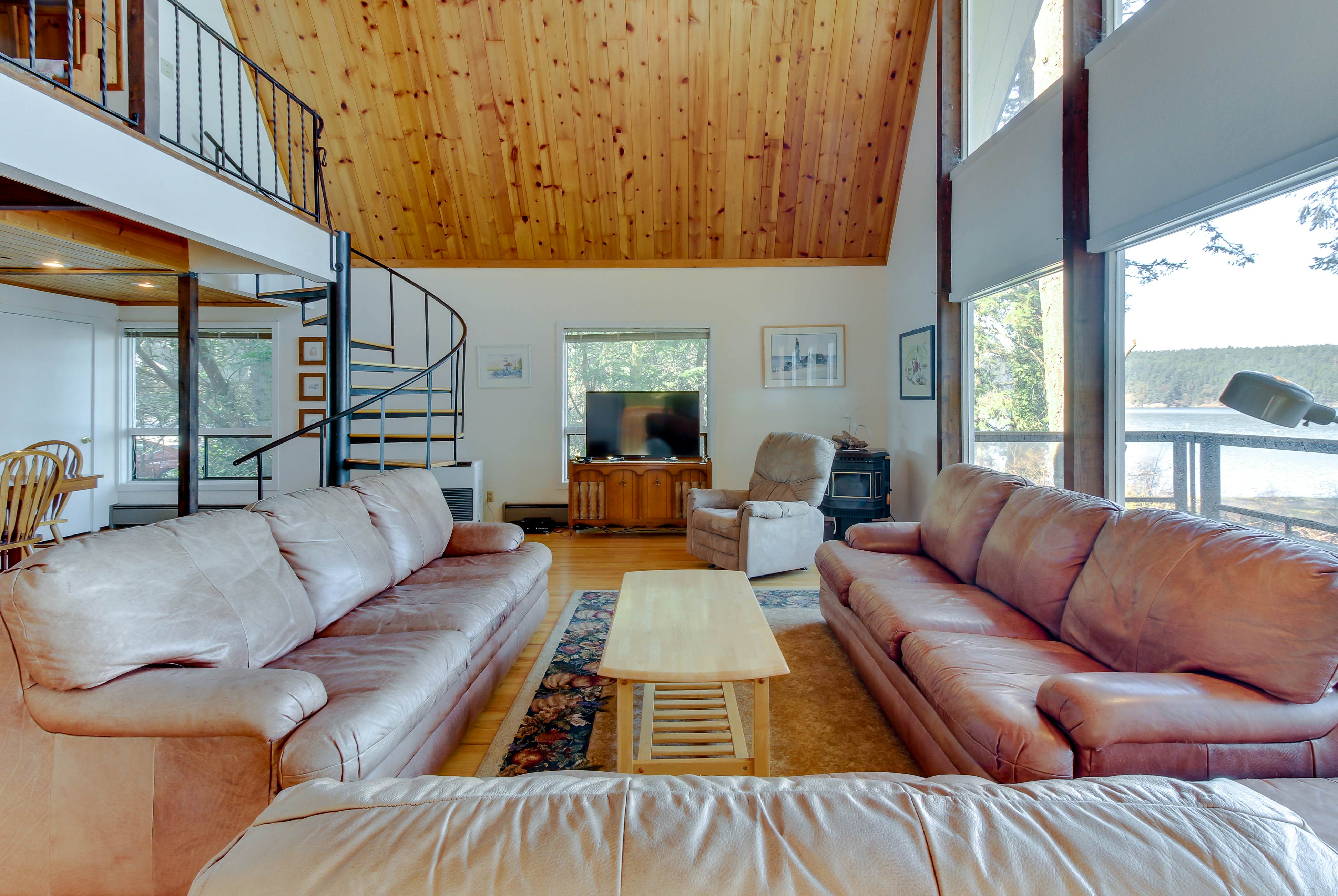 Lopez Island Hunter Bay Waterfront Home