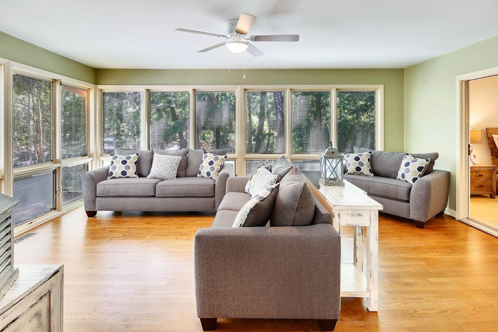 Dog-friendly home with large deck, on-site pools, tennis & Beach Club — Seabrook Island, SC — vacation rental