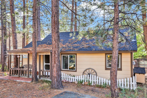 Pines 23 | Cozy Village Retreat w/ Forest Views, Fireplace & Walk-to-Lake