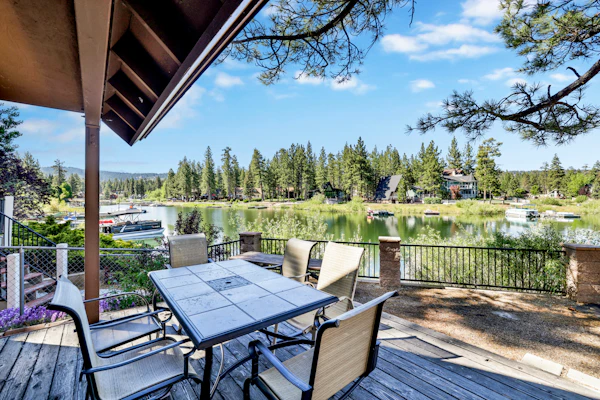 7BR/6.5BA Lakefront Estate: Private Boat Dock, Wood Fireplace & Village Access