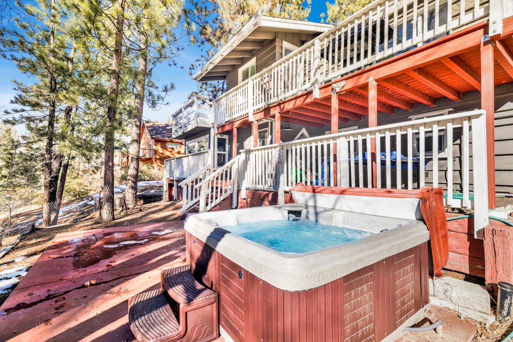 Hot Tub • Game Room • Central Location • Three-Level Mountain Retreat