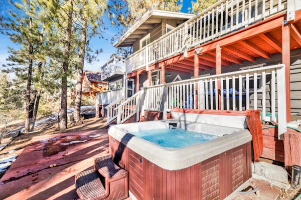 Hot Tub • Game Room • Central Location • Three-Level Mountain Retreat