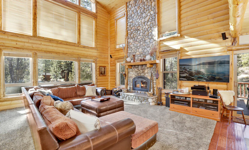 Gold Rush Lodge Luxe Log Cabin Chalet at Big Bear Lake